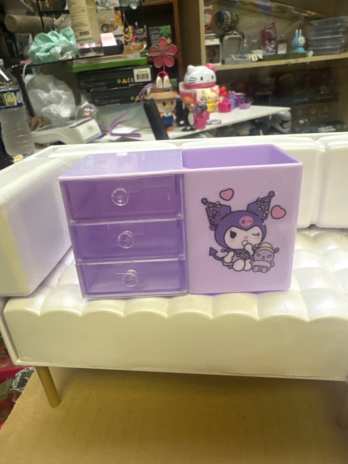 Kuromi Mini Desktop Drawer Organizer