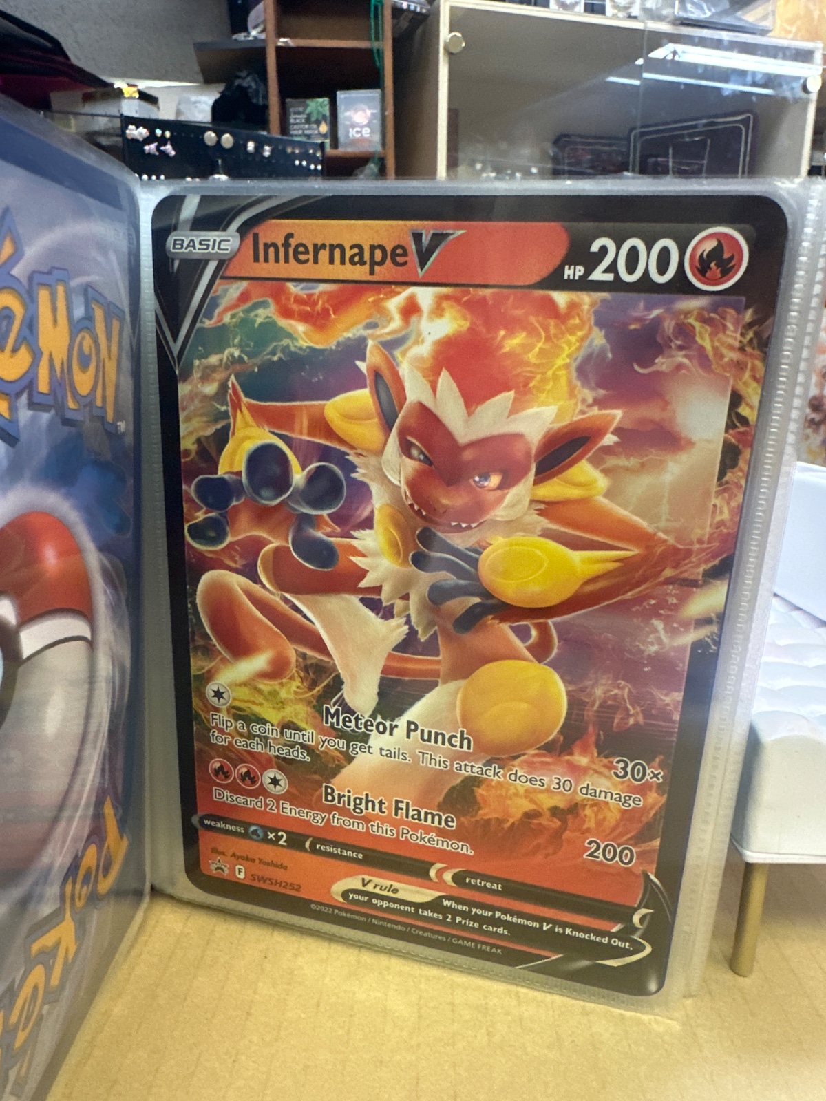Infernape V Pokemon Card SWSH252