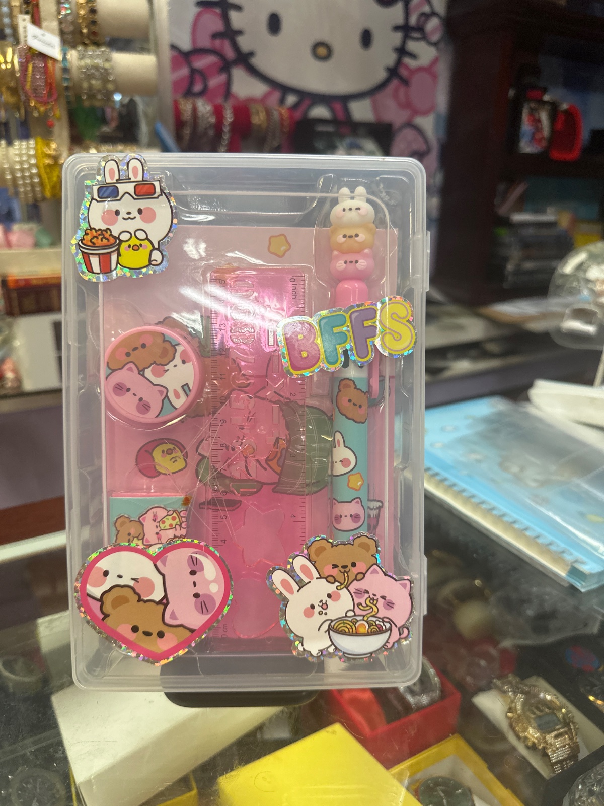 Bunny & Cat BFFs Stationery Set