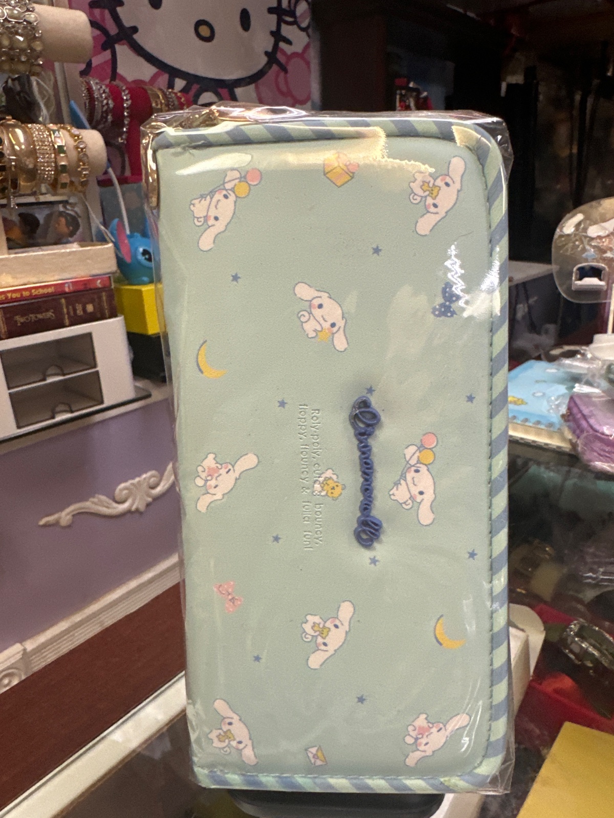 Cinnamoroll Sage Green Long Wallet