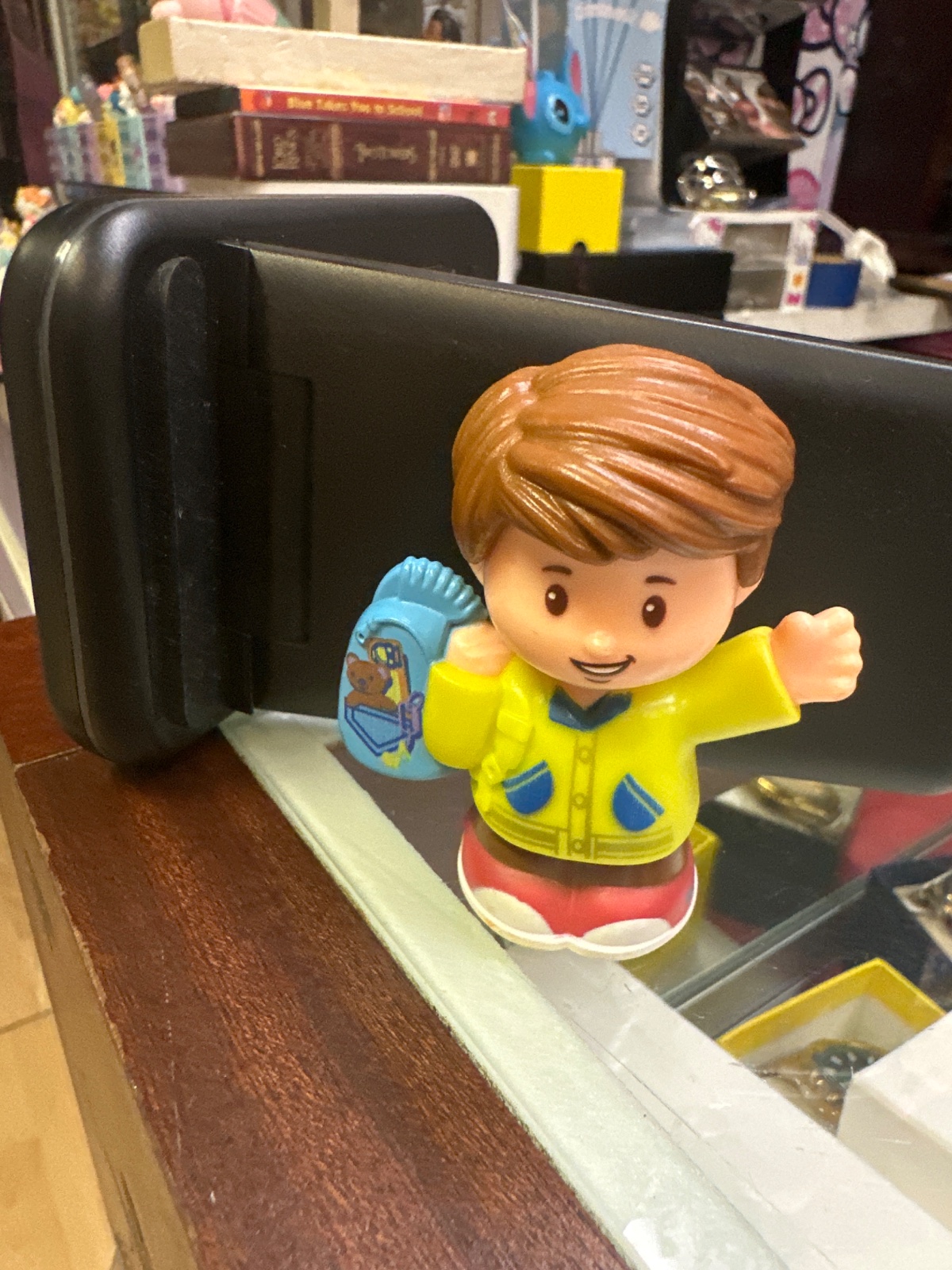 Little People Boy Figure With Backpack