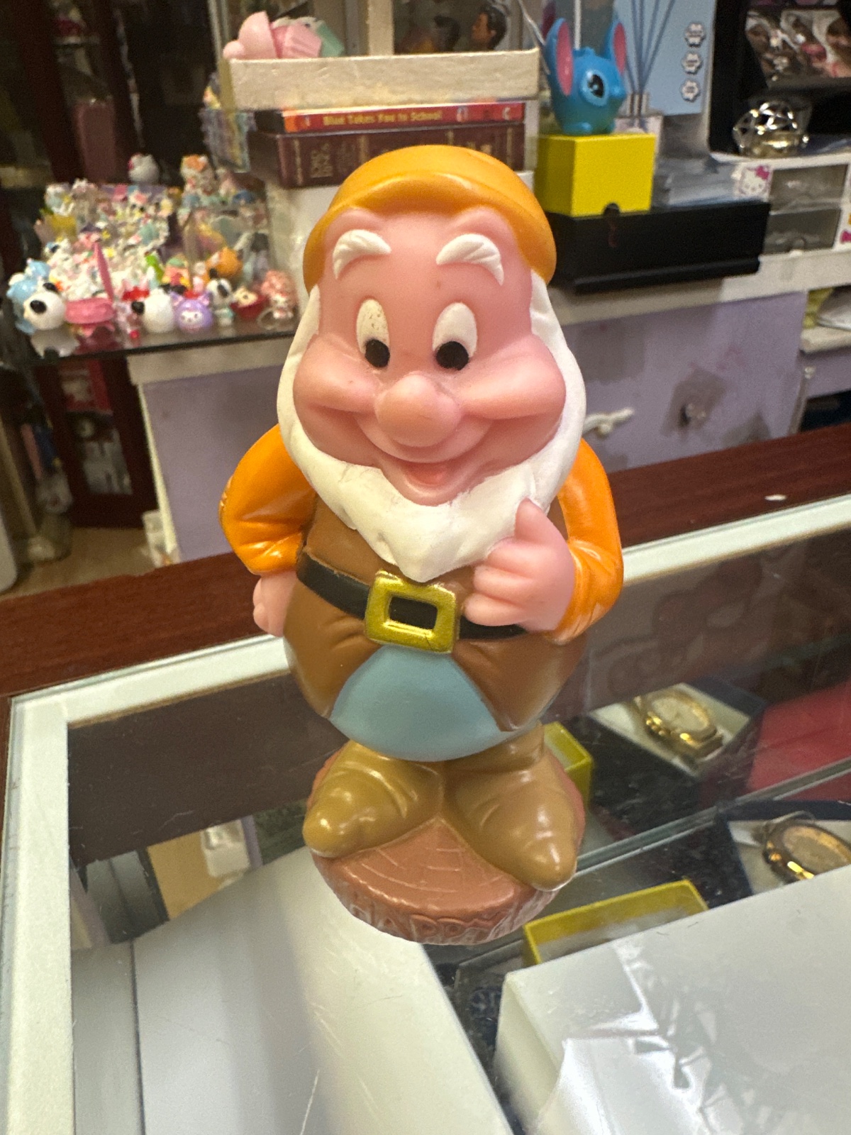 Vintage Snow White Dwarf Vinyl Figure