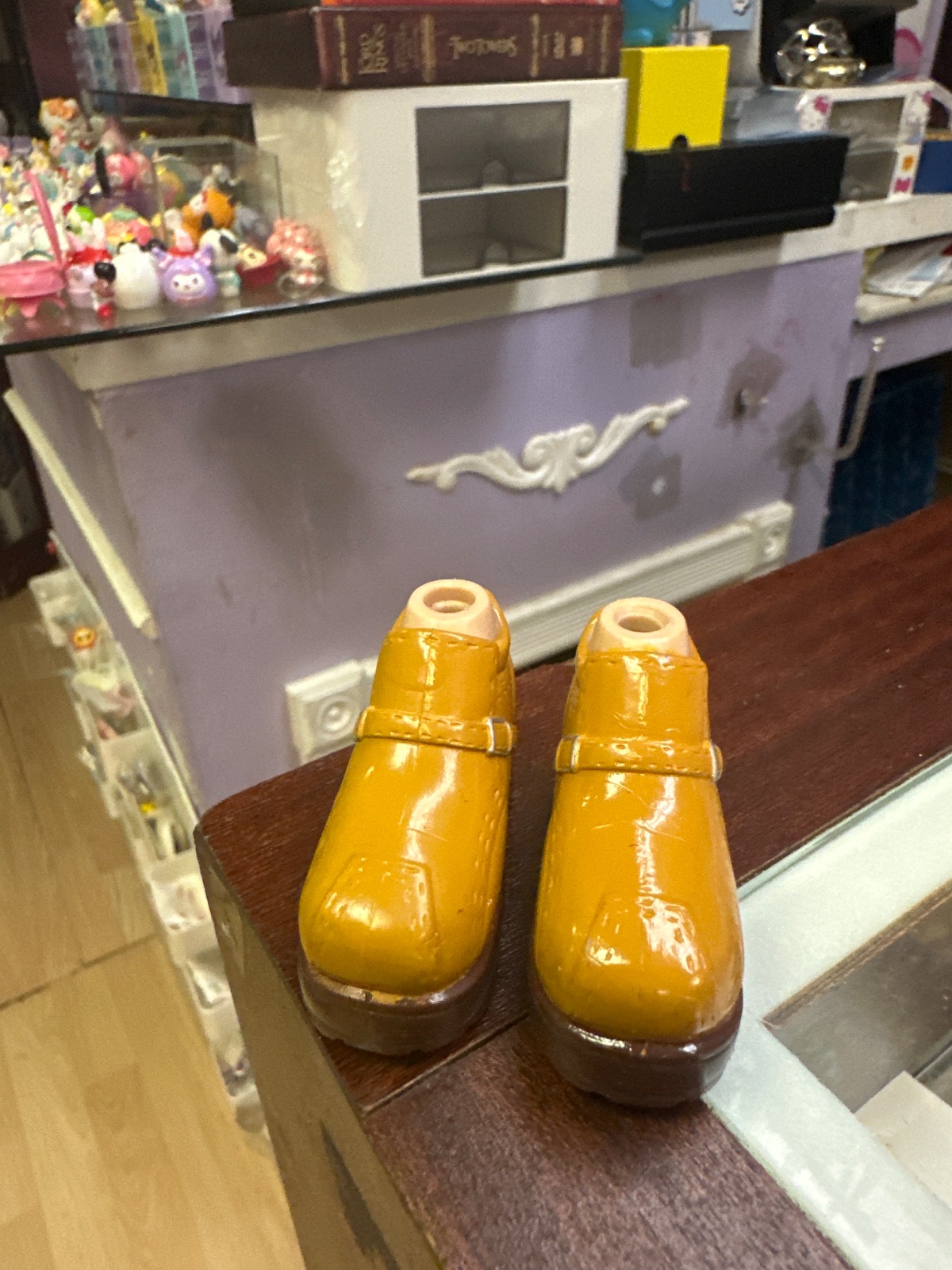 Mustard Platform Doll Boots