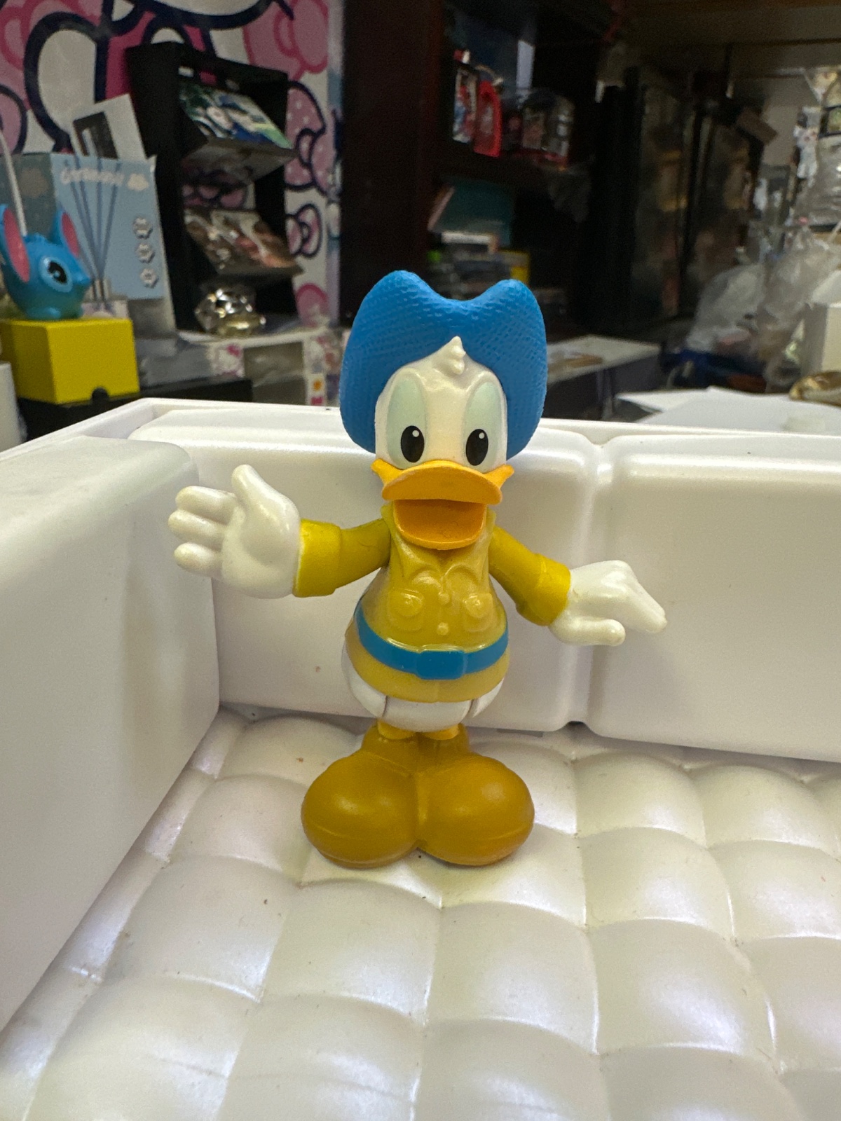 Donald Duck Figure In Yellow Adventure Outfit