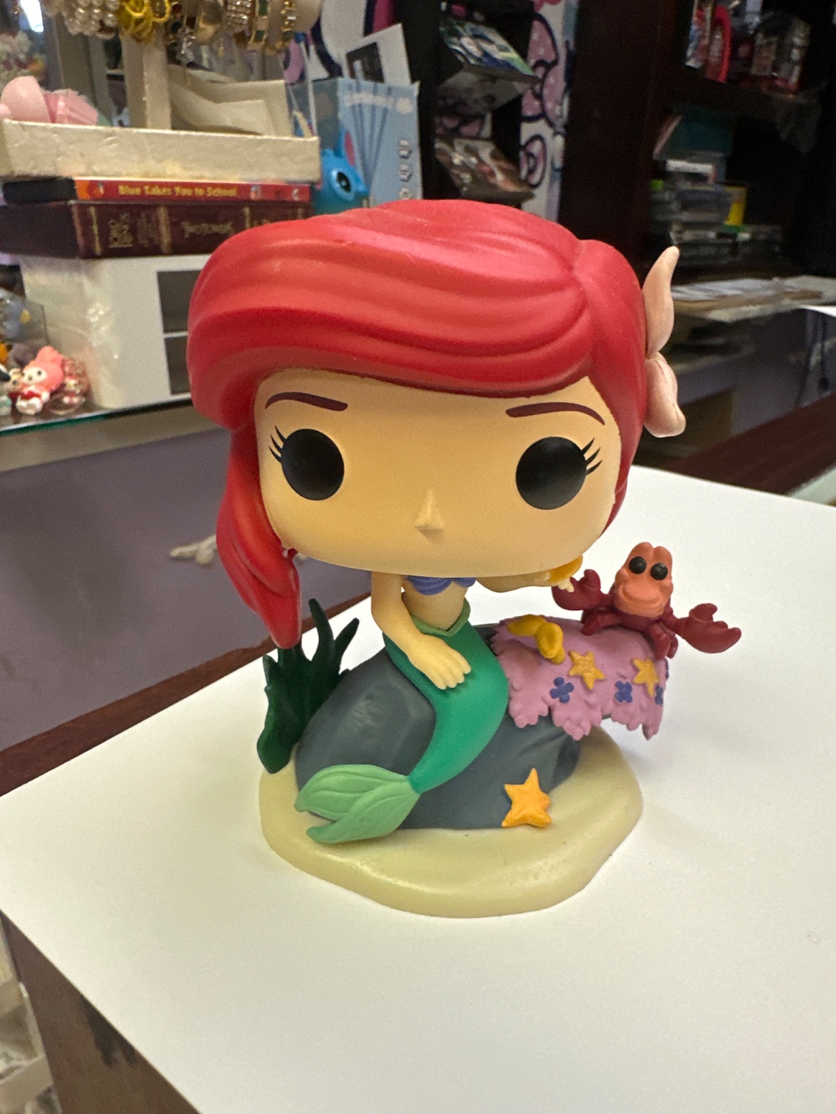 Little Mermaid Ariel Funko Pop Figure With Sebastian