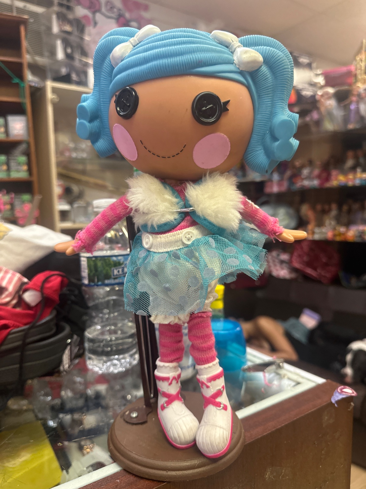 Lalaloopsy Doll With Blue Yarn Hair