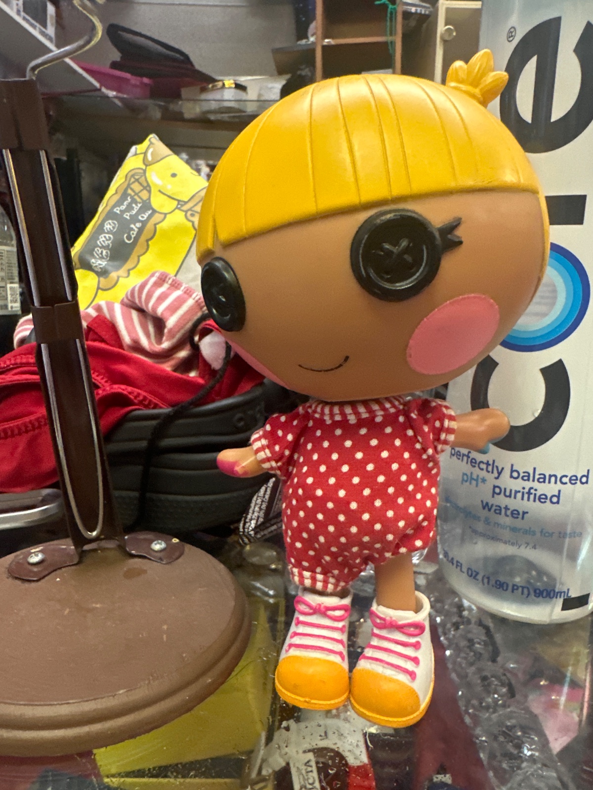 Lalaloopsy Doll With Button Eyes And Polka Dot Romper