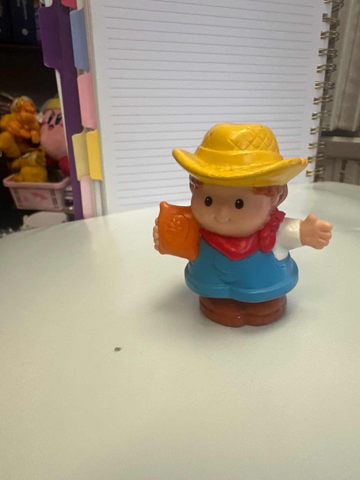 Little People Farmer Figure with Straw Hat