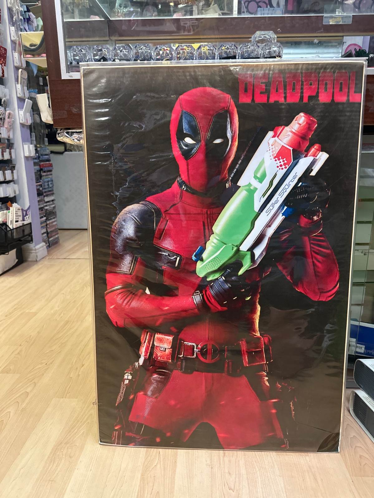 Deadpool Water Gun Poster