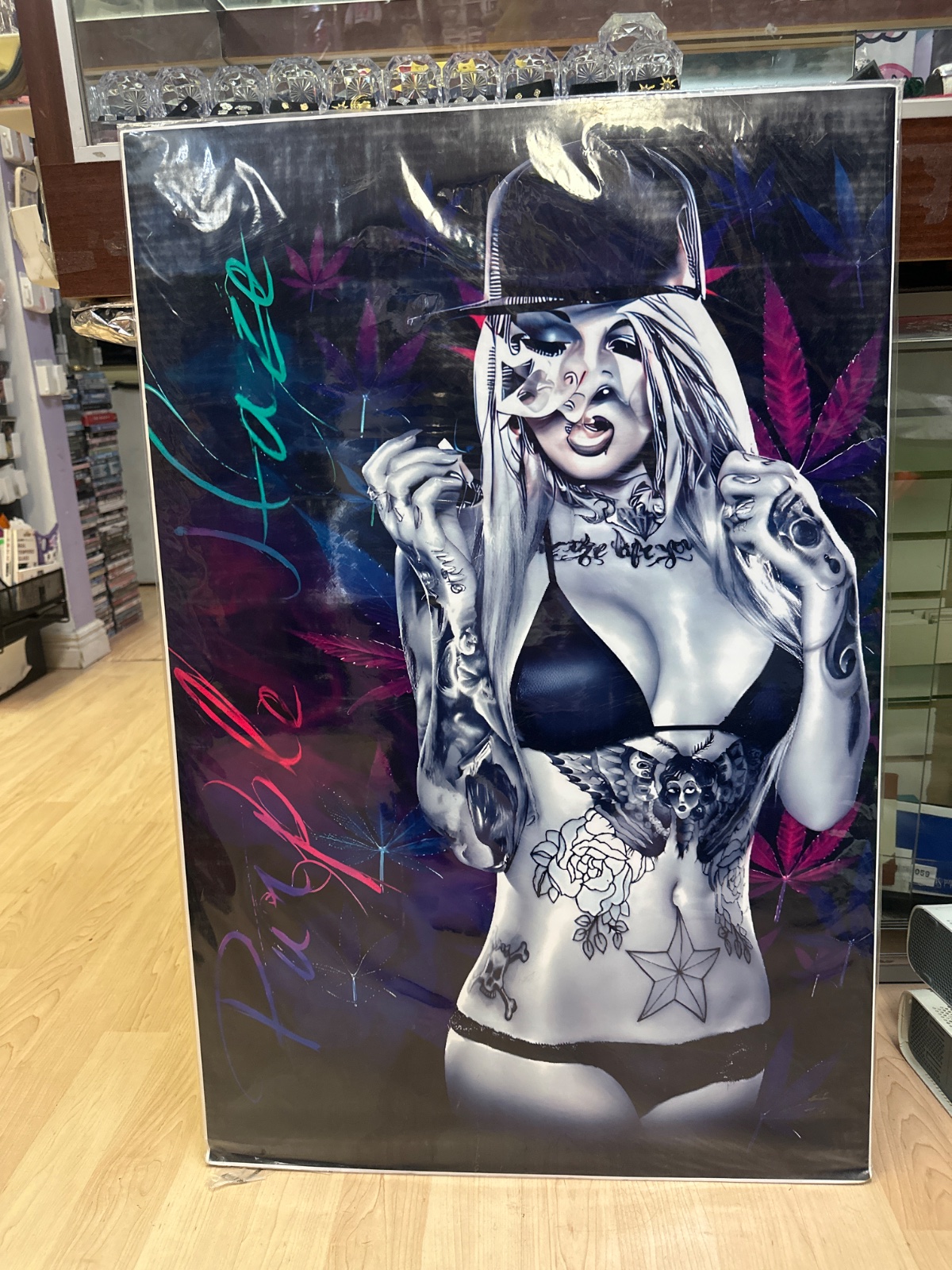 Purple Haze Tattoo Art Poster