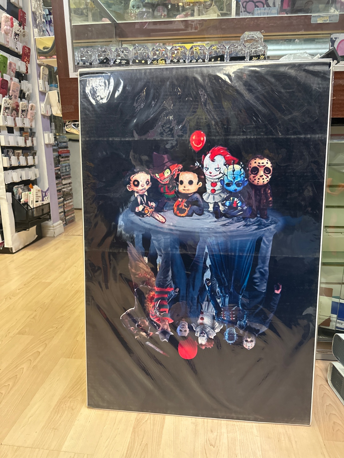 Chibi Horror Icons Poster Print