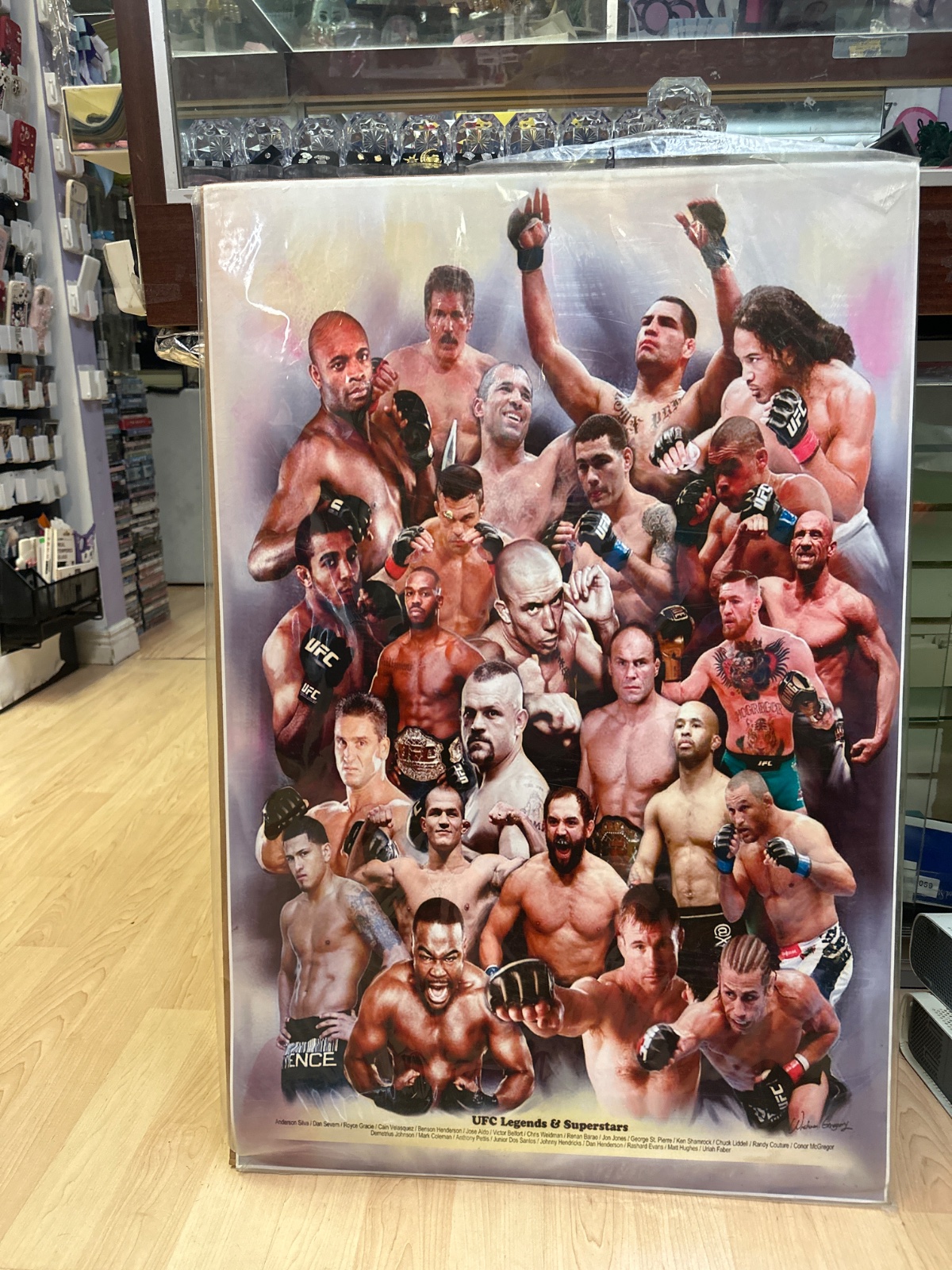 UFC Legends & Superstars Collage Poster