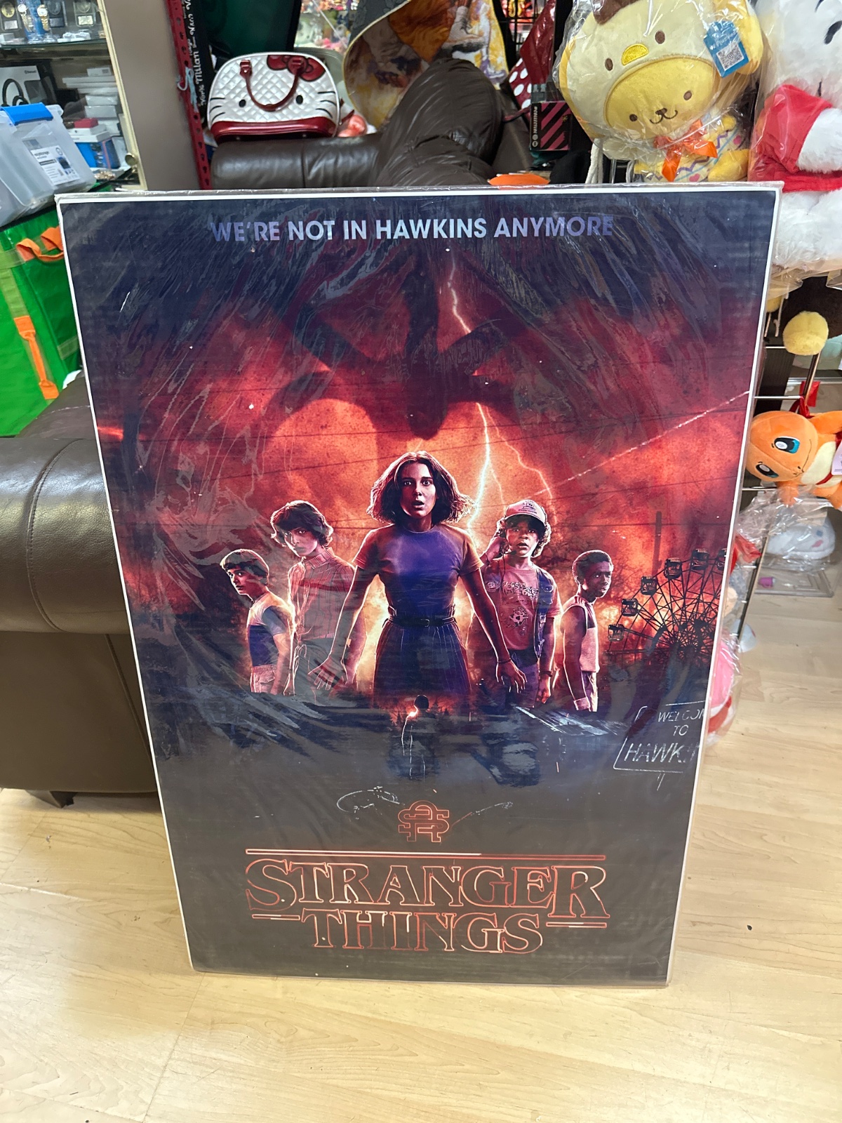 Stranger Things Poster, Mounted on Board