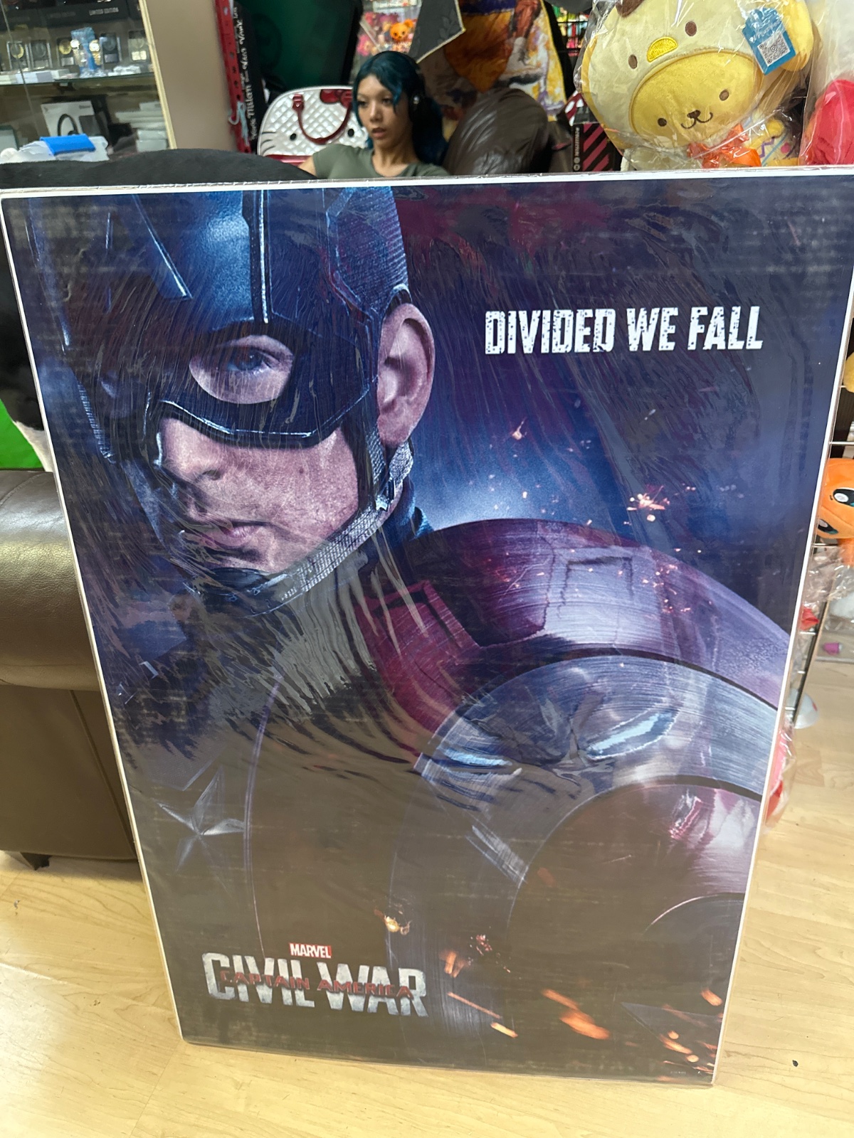 Captain America Civil War "Divided We Fall" Poster Print