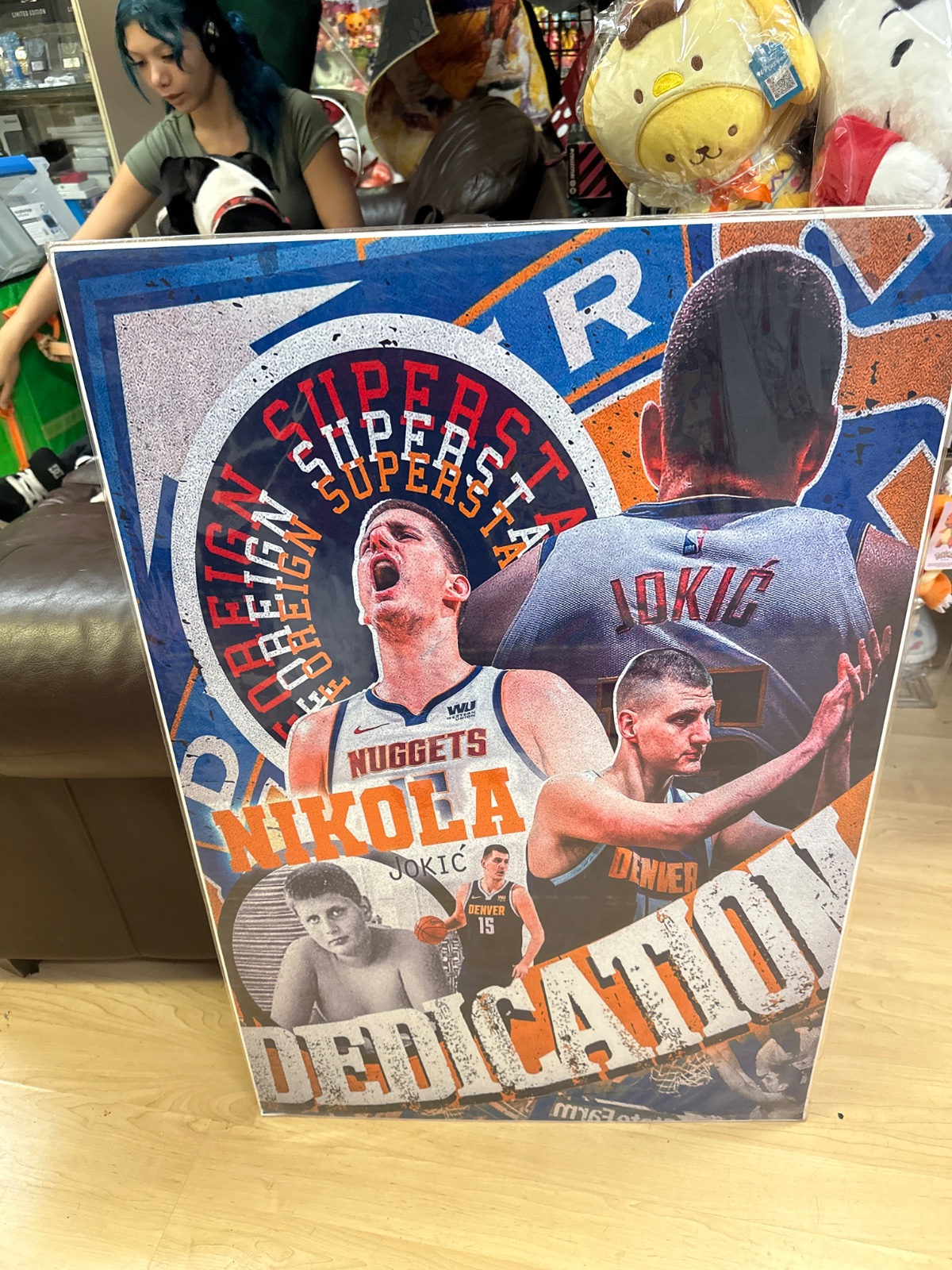 Nikola Jokic Nuggets Collage Poster
