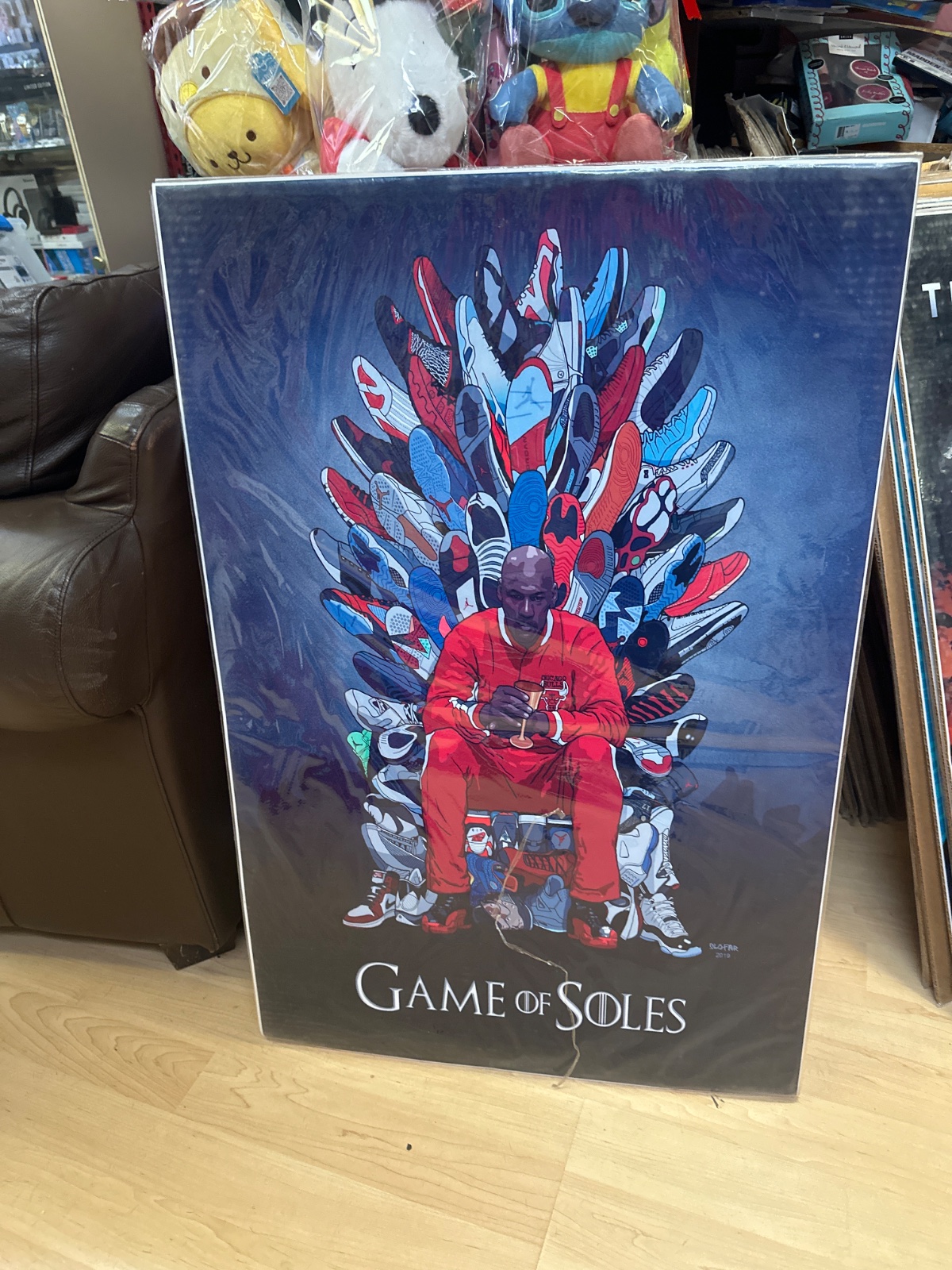 "Game Of Soles" Sneaker Throne Poster