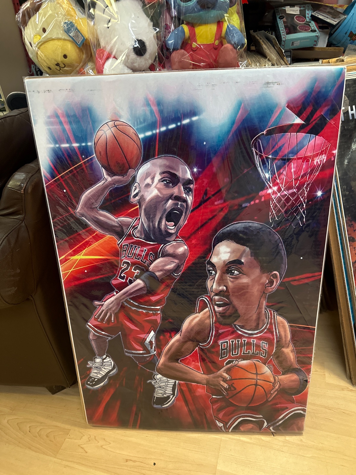 Chicago Bulls Illustrated Canvas Print