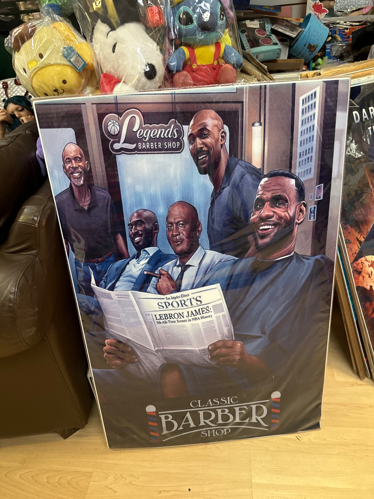 Legends Barber Shop NBA Poster Print