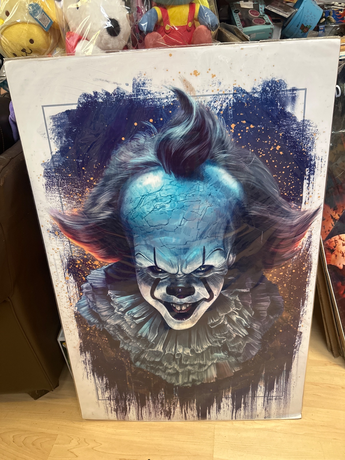 Creepy Clown Canvas Print