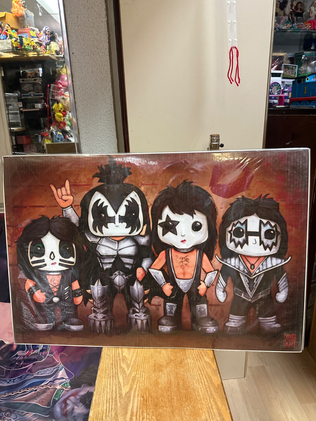 Chibi KISS Band Art Print