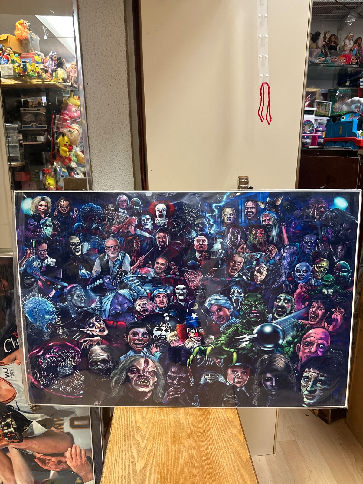 Horror Icons Collage Poster Print