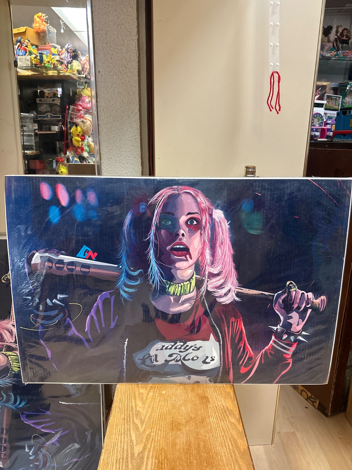 Harley Quinn Pop Art Print