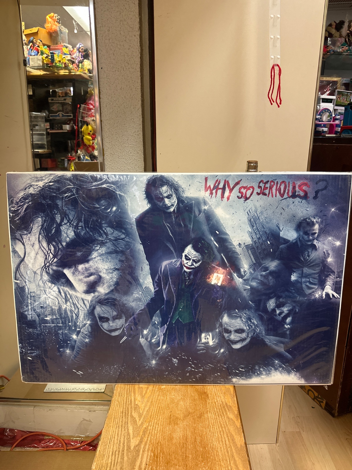 "Why So Serious?" Joker Canvas Print