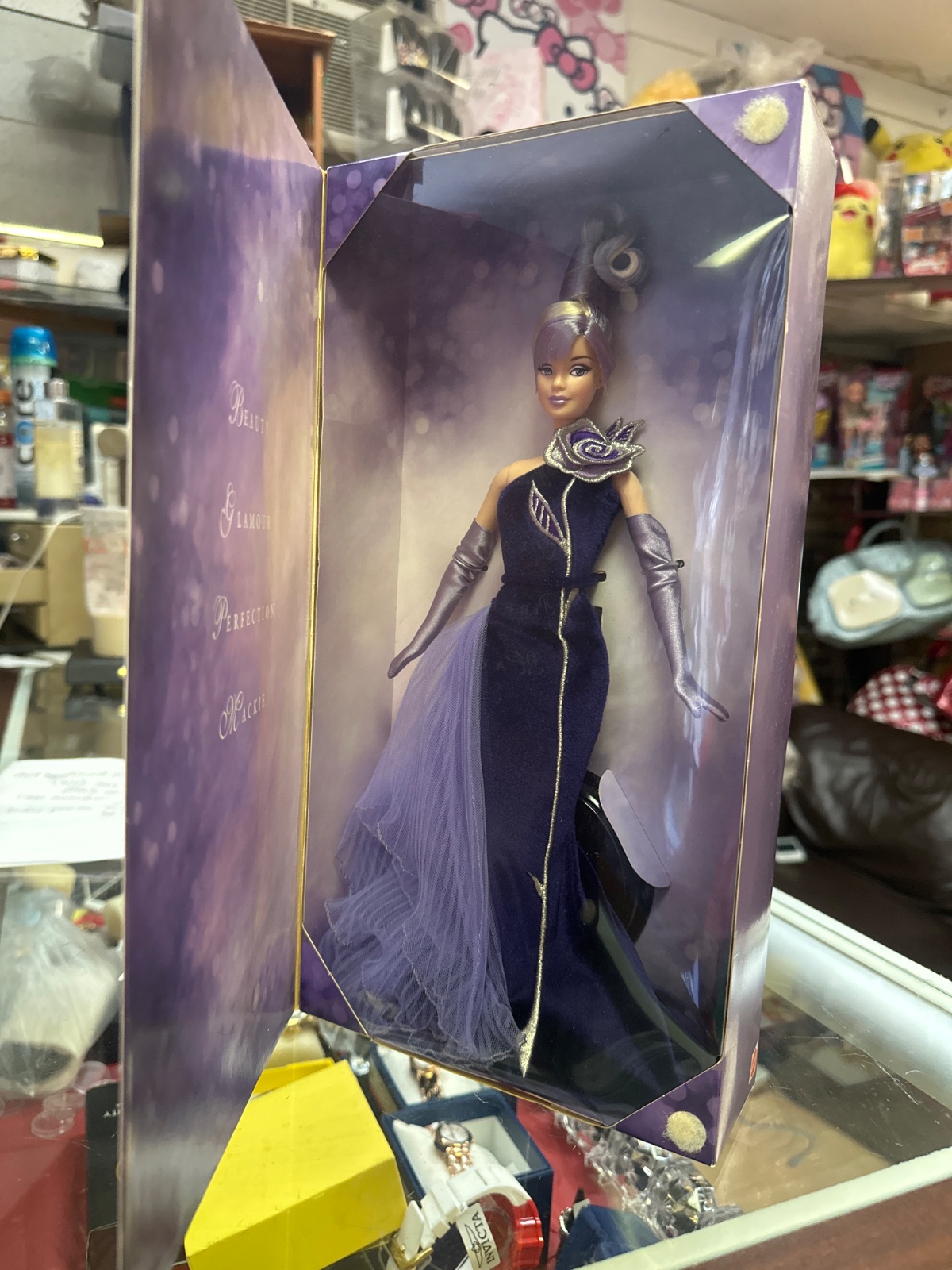 Purple Rose Gown Barbie in Original Box