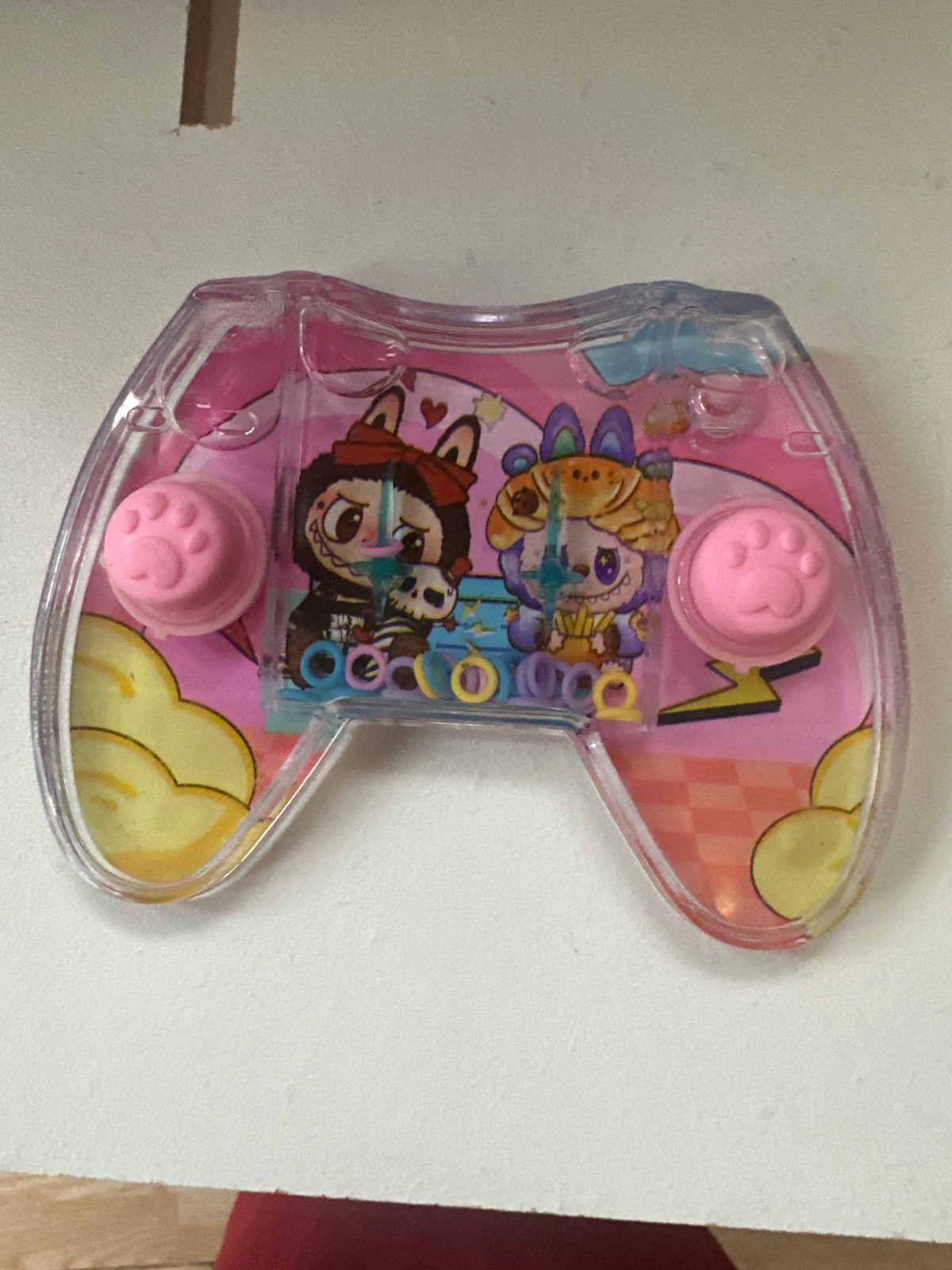 Clear Character Print Controller with Paw Grips