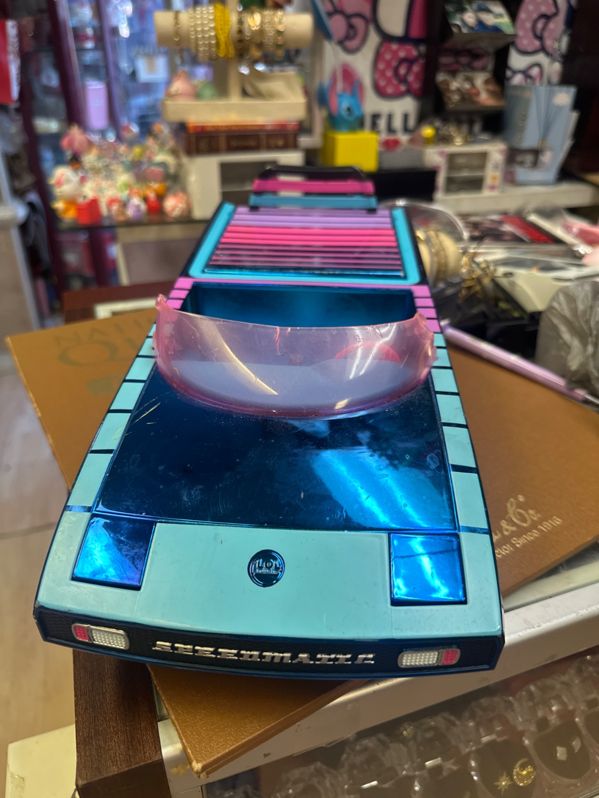 Speedmatic Chrome Wedge Car Toy
