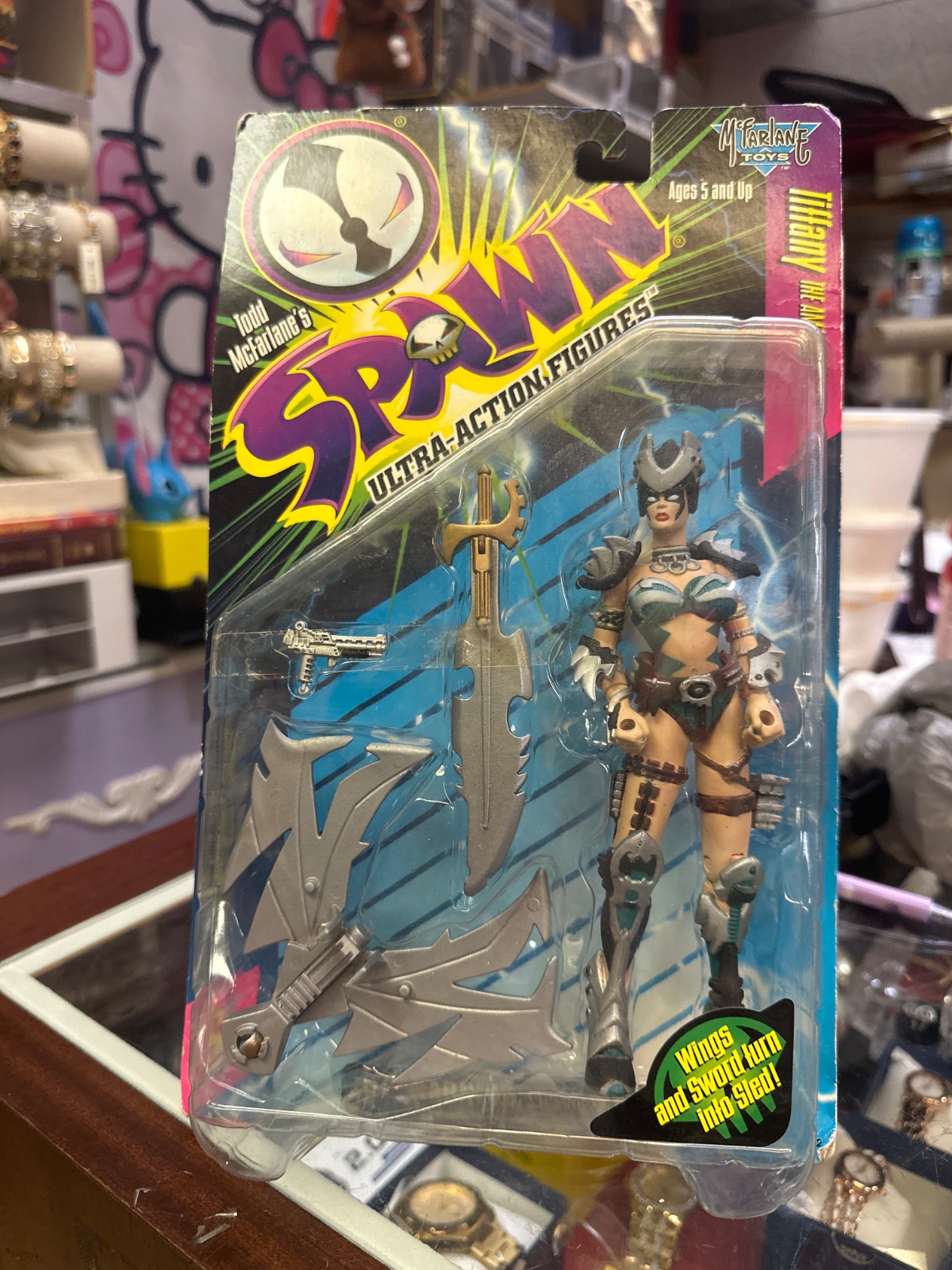 McFarlane Spawn Tiffany the Amazon Figure, Sealed on Card