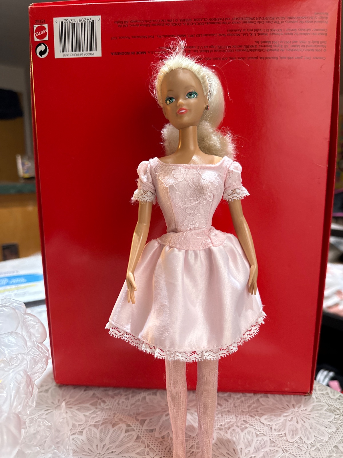 Coca-Cola Soda Fountain Sweetheart Barbie Doll
