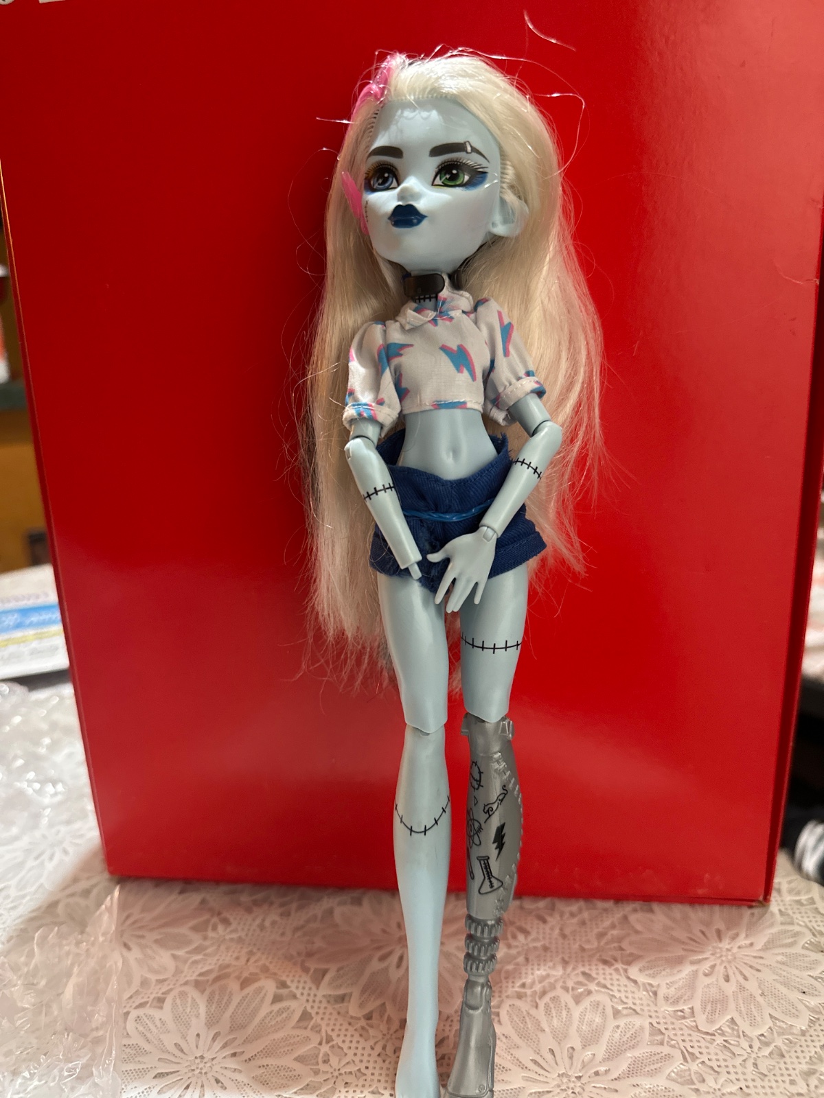 Frankie Stein Monster High Doll with Robot Leg