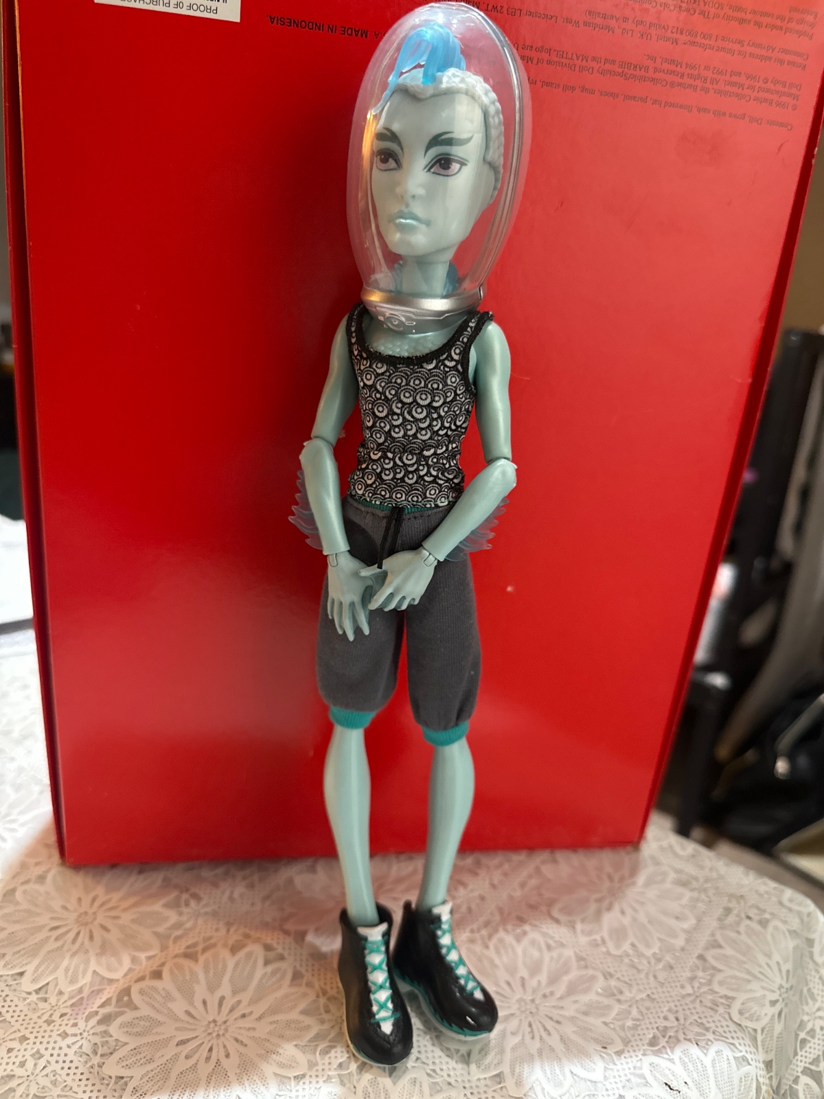 Fishbowl Helmet Fashion Doll