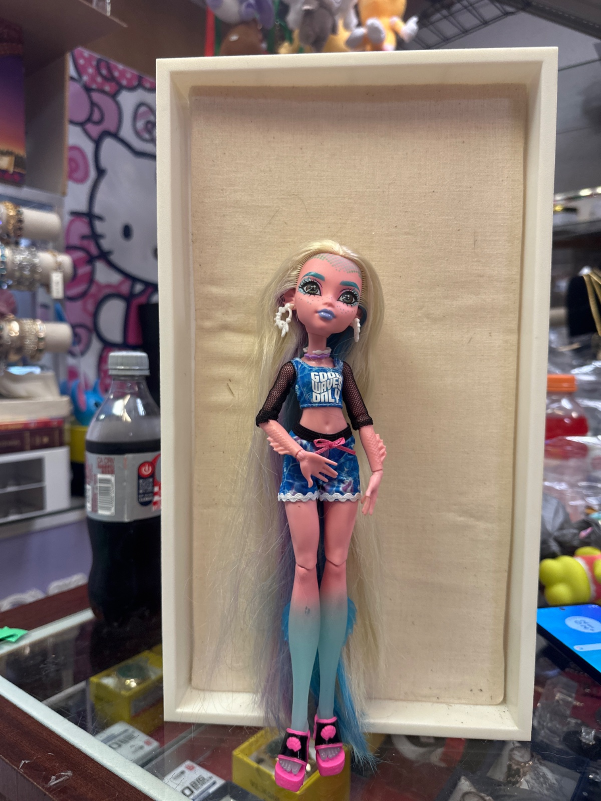 Monster High Doll With Blonde Hair And Mermaid Legs