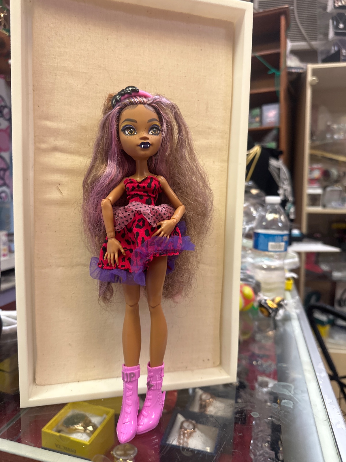 Monster High Doll with Leopard Print Dress