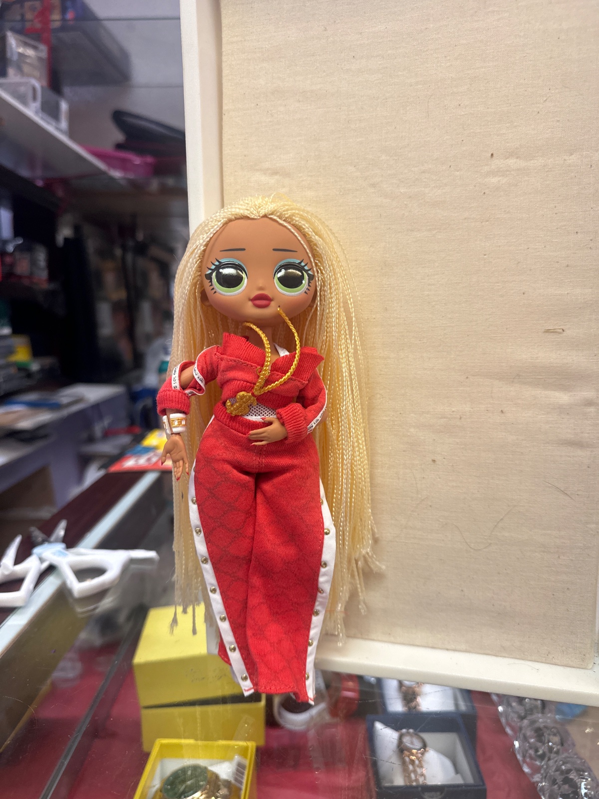 L.O.L. Surprise OMG Fashion Doll in Red Tracksuit