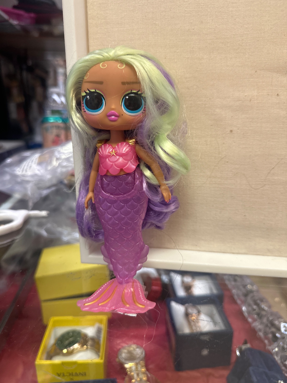 LOL Surprise Mermaid Doll with Green and Purple Hair