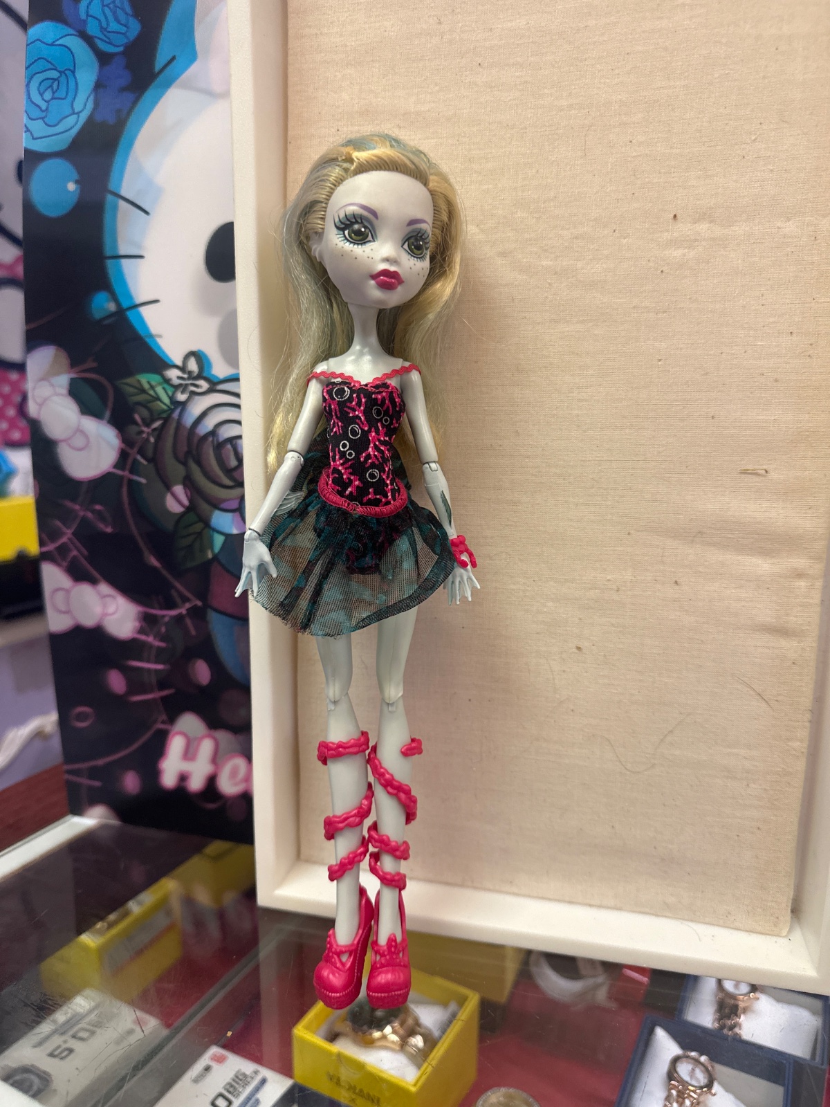 Monster High Doll with Pink Wrap Heels