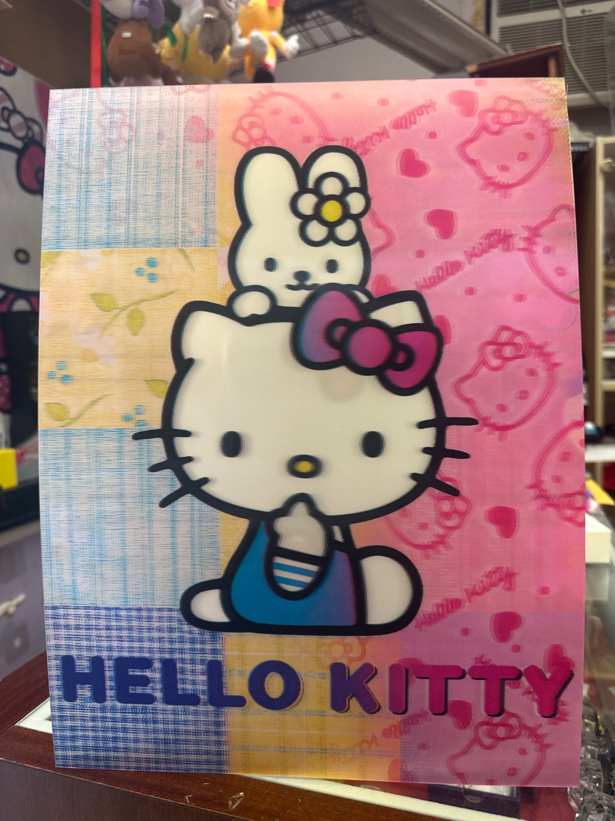 Hello Kitty With Bunny Friend Poster Print