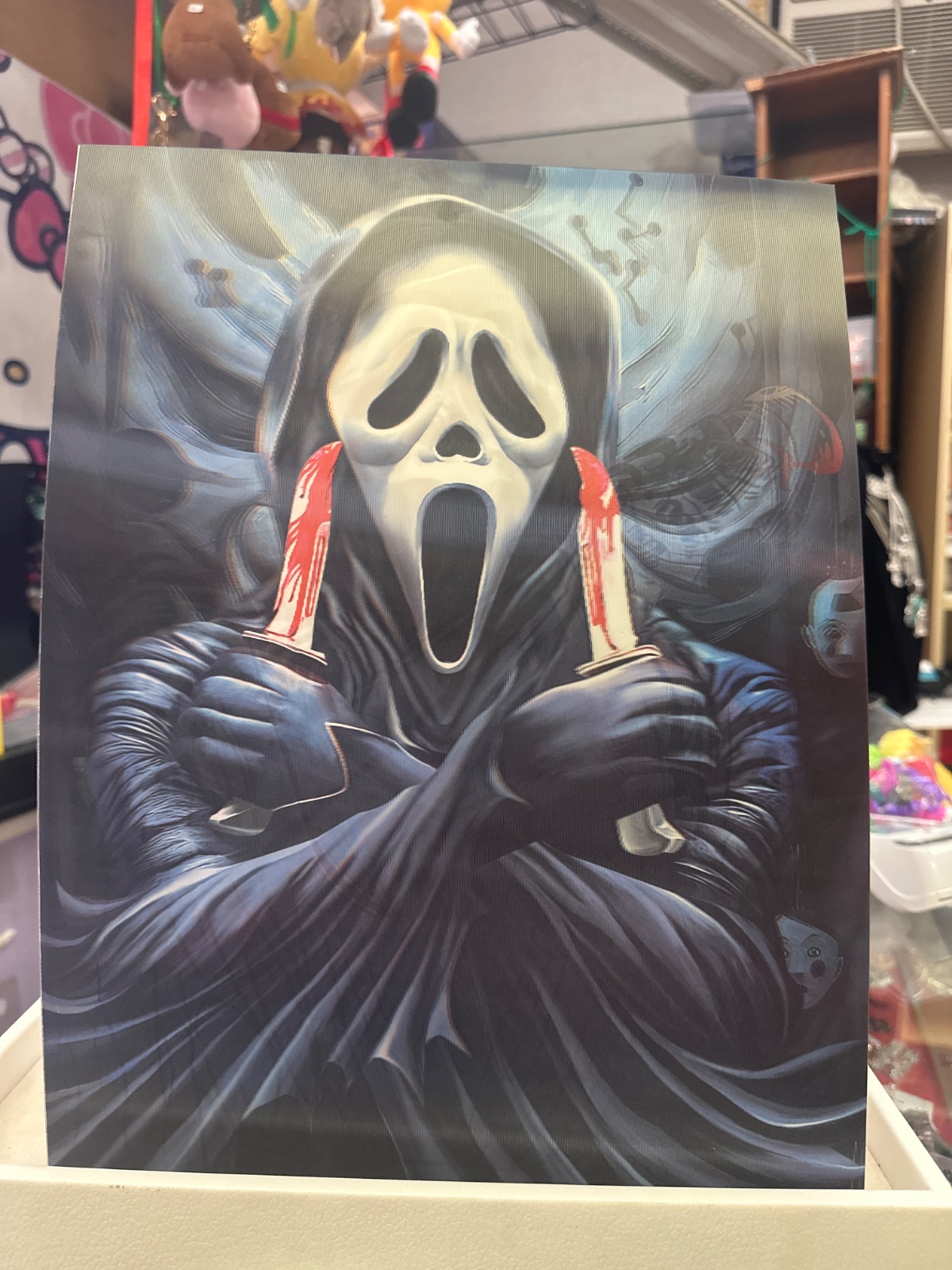 Ghostface Lenticular Print