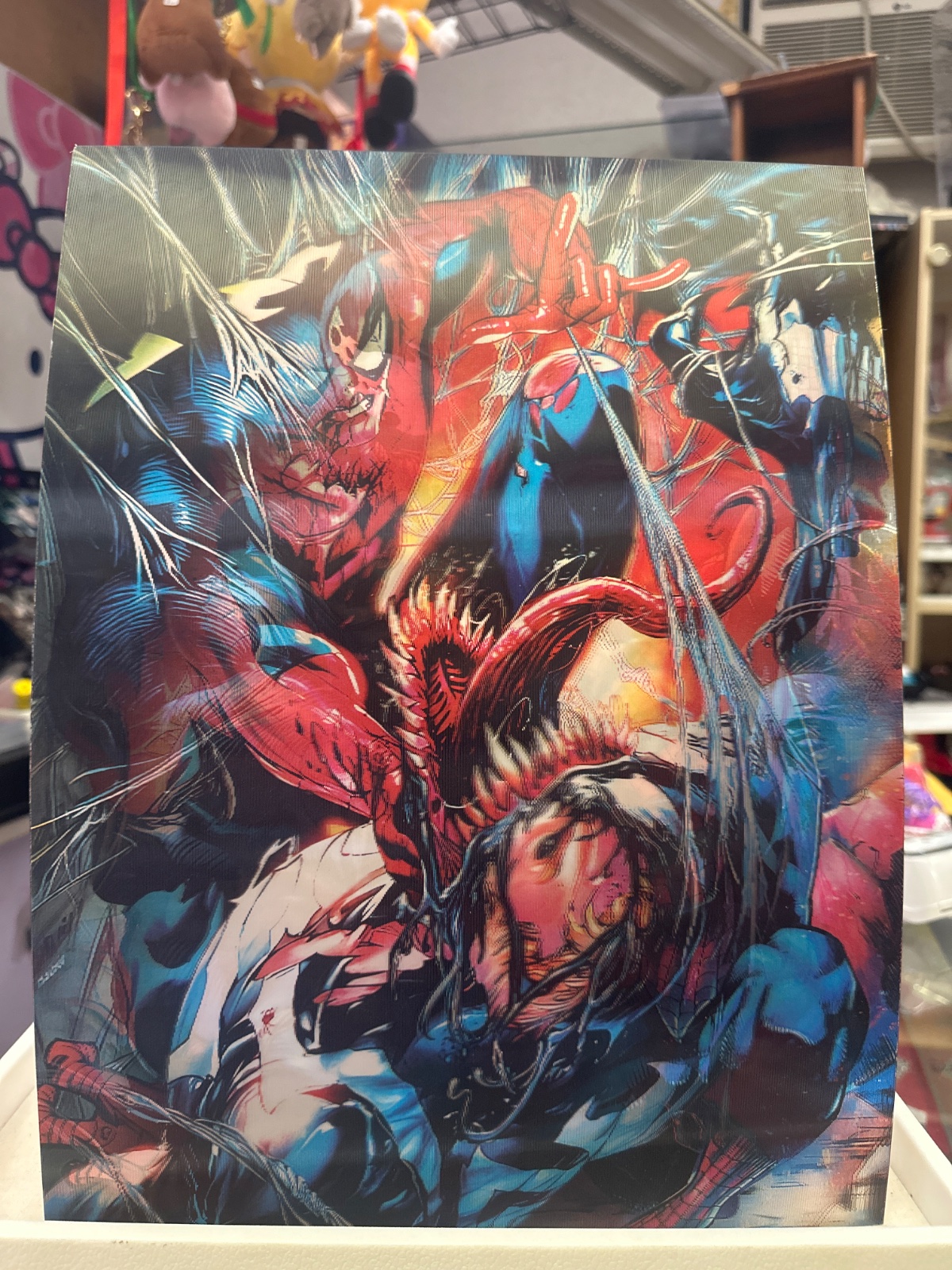 Spider-Man Vs Carnage Lenticular Art Print