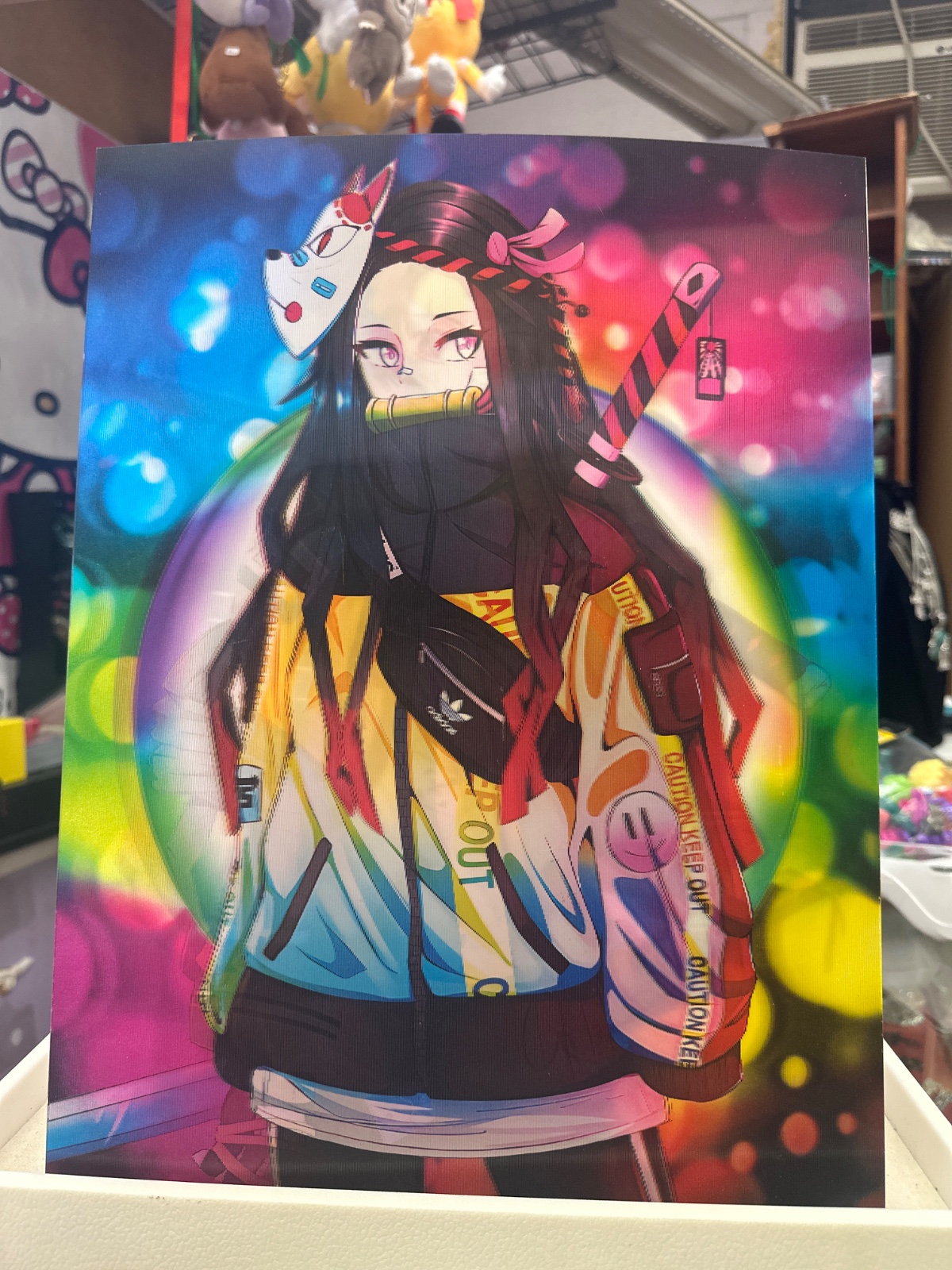 Anime Girl Lenticular Print