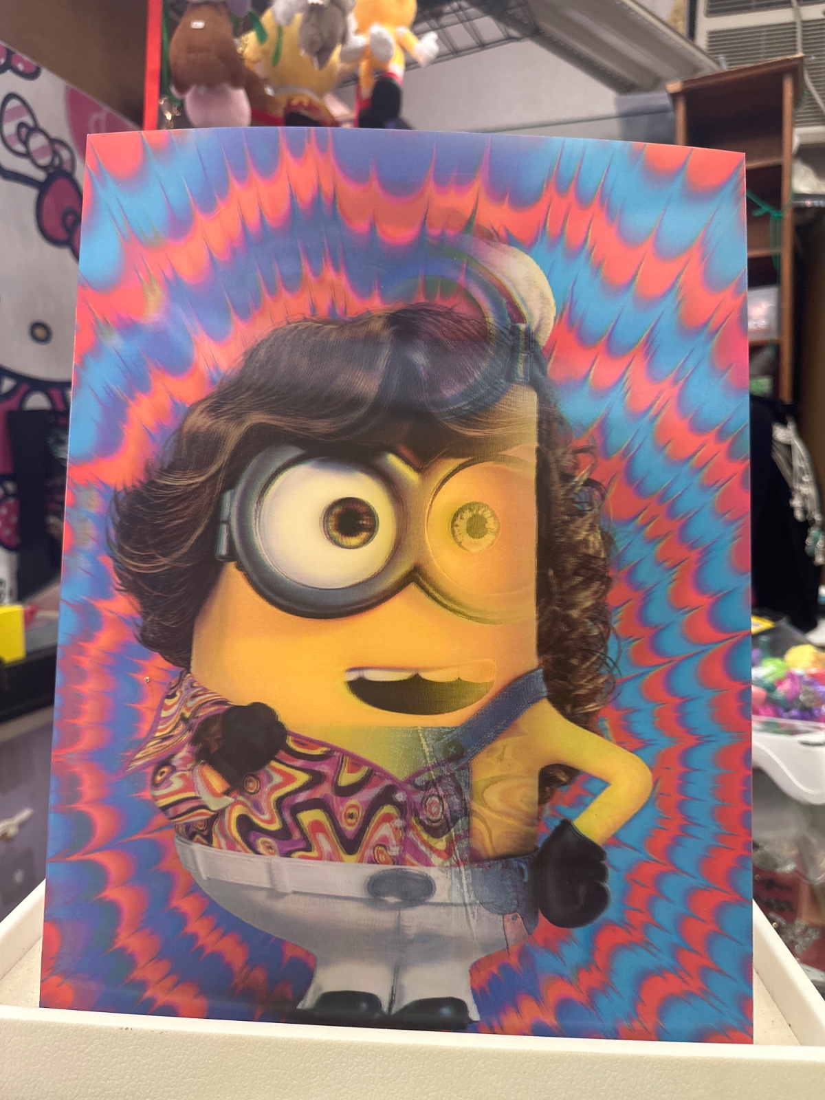 Trippy Minion Poster Print