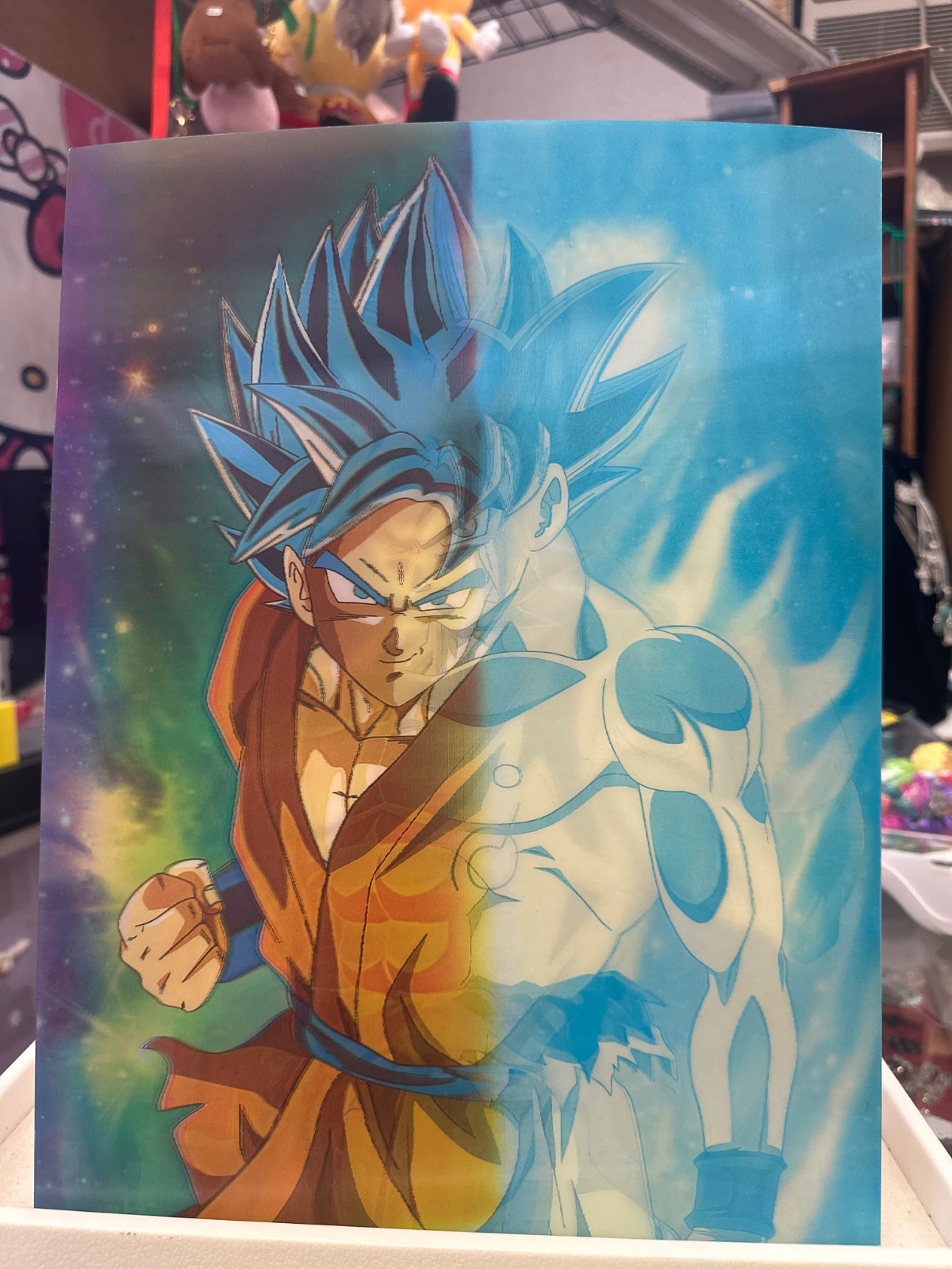 Goku Super Saiyan Blue Lenticular Print