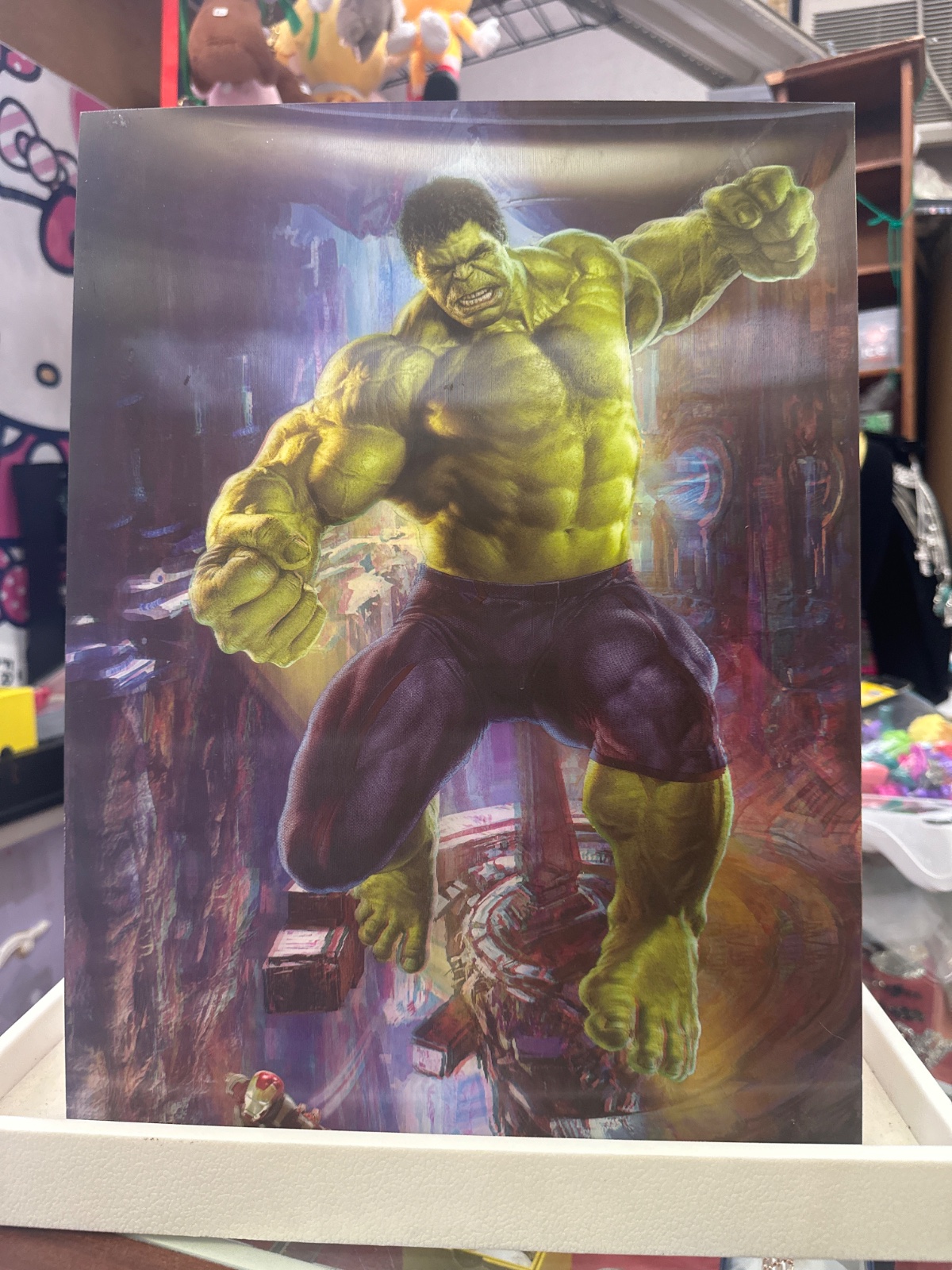 Hulk Lenticular 3D Print Panel