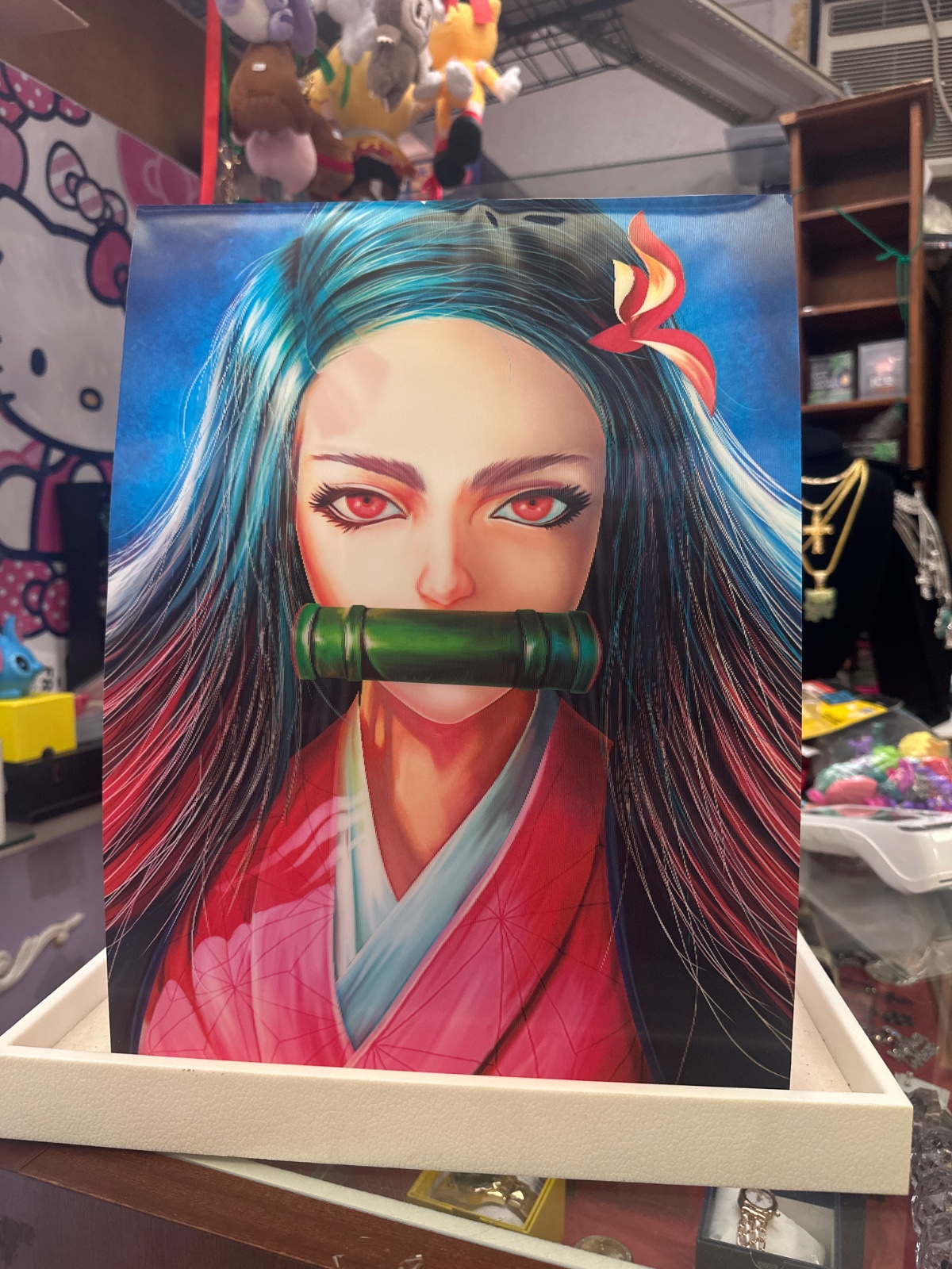 Demon Slayer Nezuko Lenticular Art Print