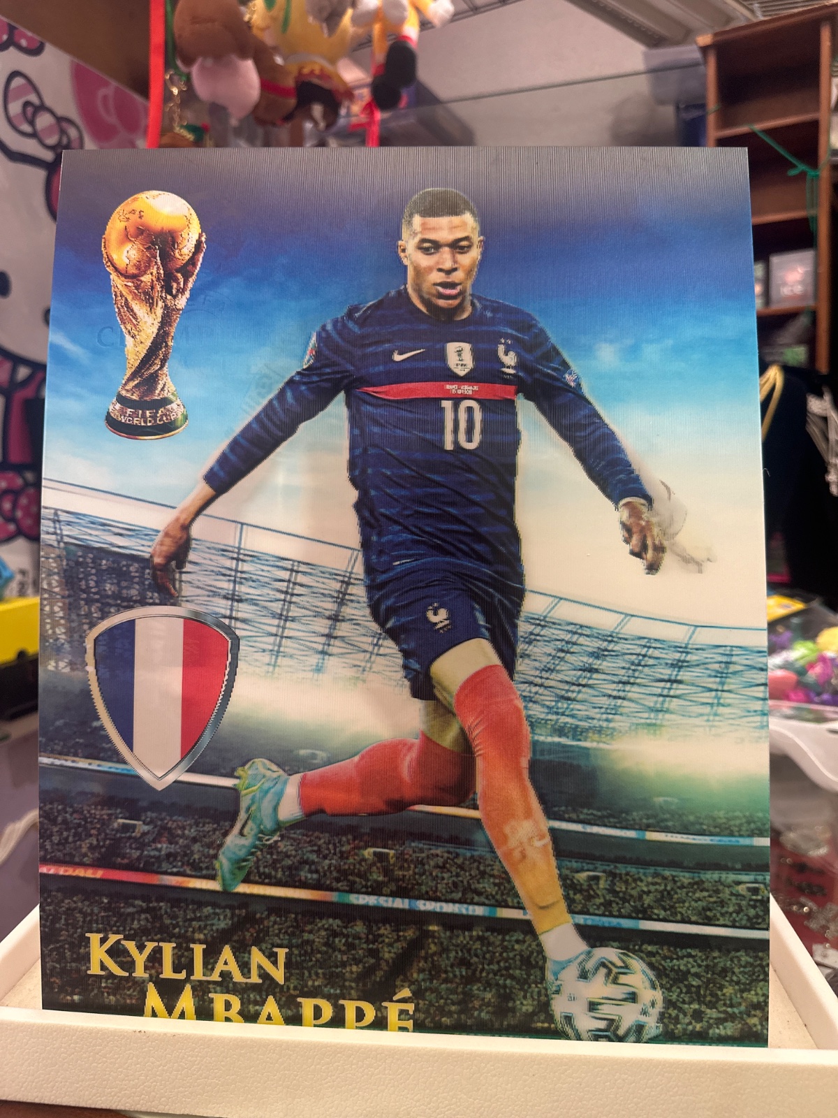 Kylian Mbappé France World Cup Lenticular Print
