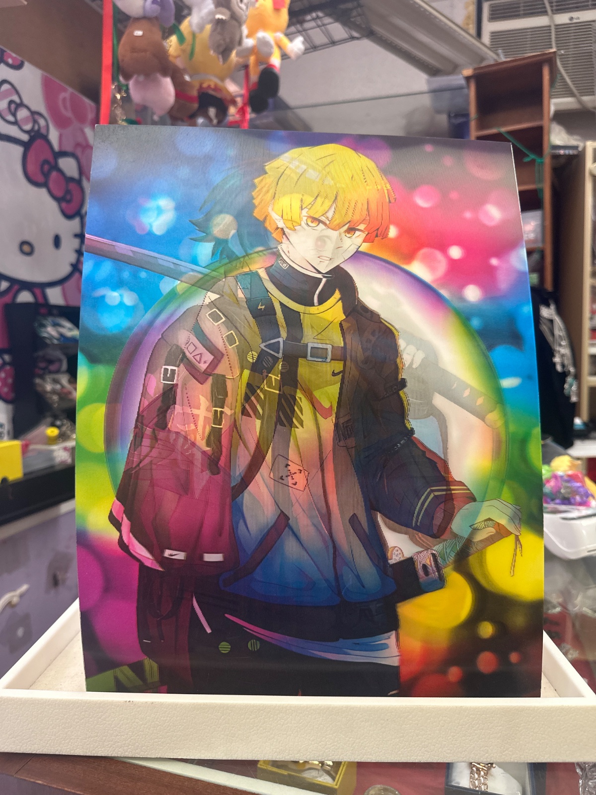 Holographic Anime Character Lenticular Print