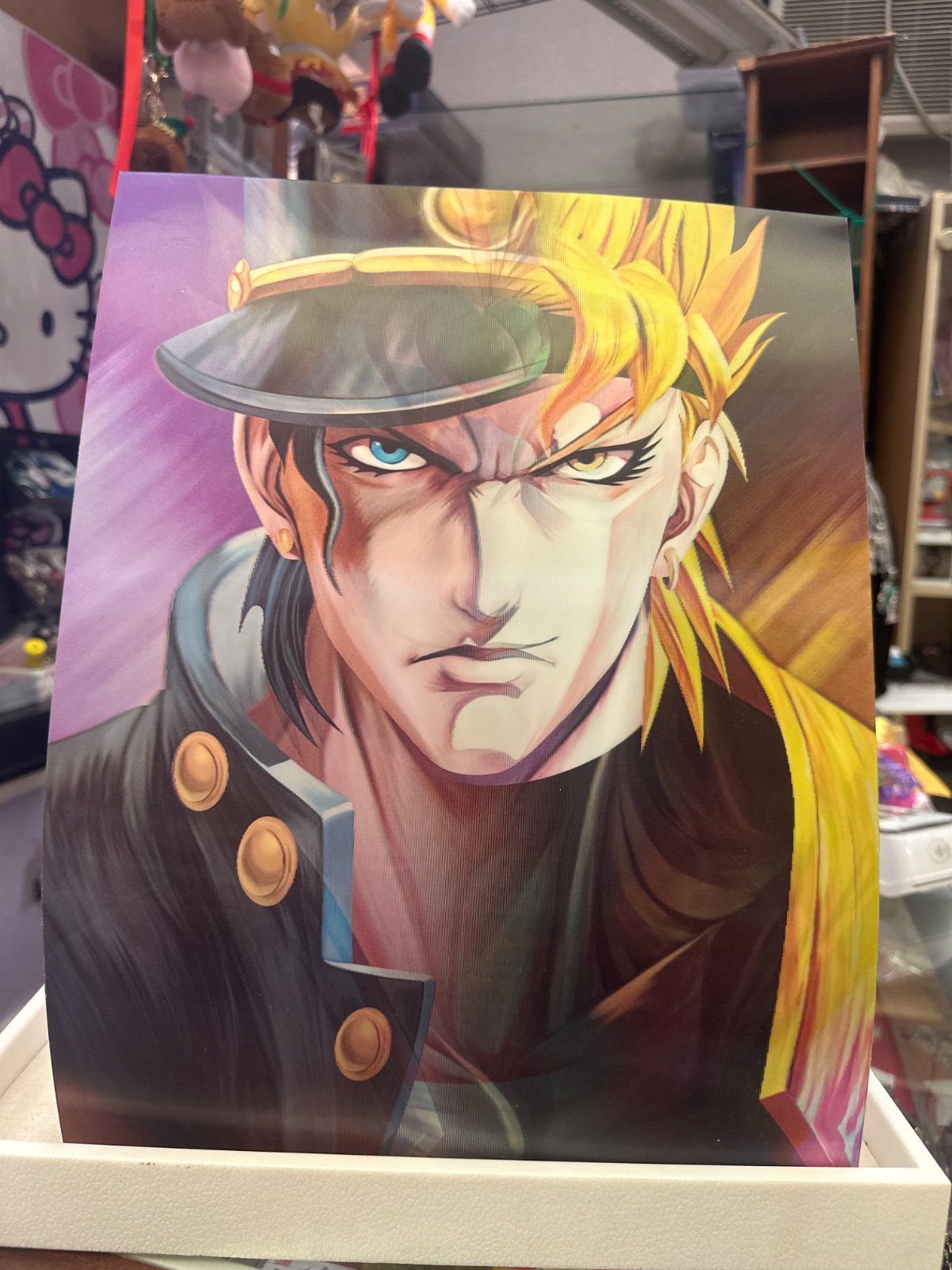 Split-Face Anime Character Lenticular Print